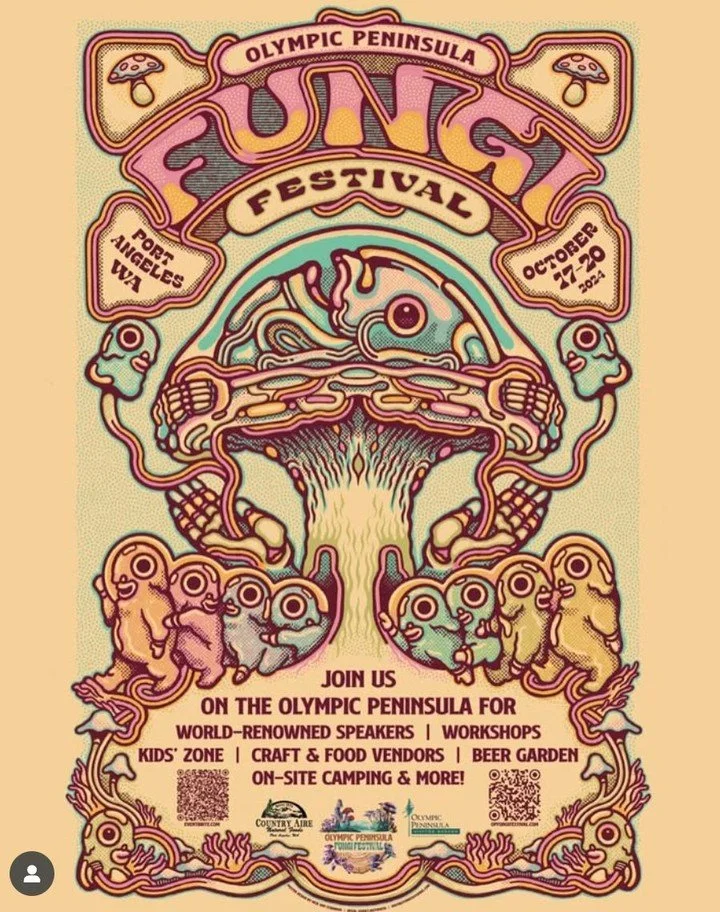 Fungi Fest Weekend!
Don't forget to stop by one of my most anticipated events this time of year. There will be not only us vendors but a lot of free stuff to do for you and the family. There is also some spaces left for some of the other paid activi
