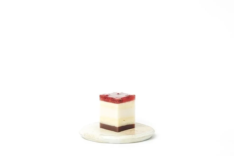 Celebrate Mother&rsquo;s Day with wagashi this weekend！

@mogmog_lic 
Ukishima steamed cake with milk yōkan jelly, azuki yōkan jelly, and strawberry jelly

Available in-store Saturday and Sunday only at Mogmog.

*Contains dairy, eggs, wheat flour.
📷