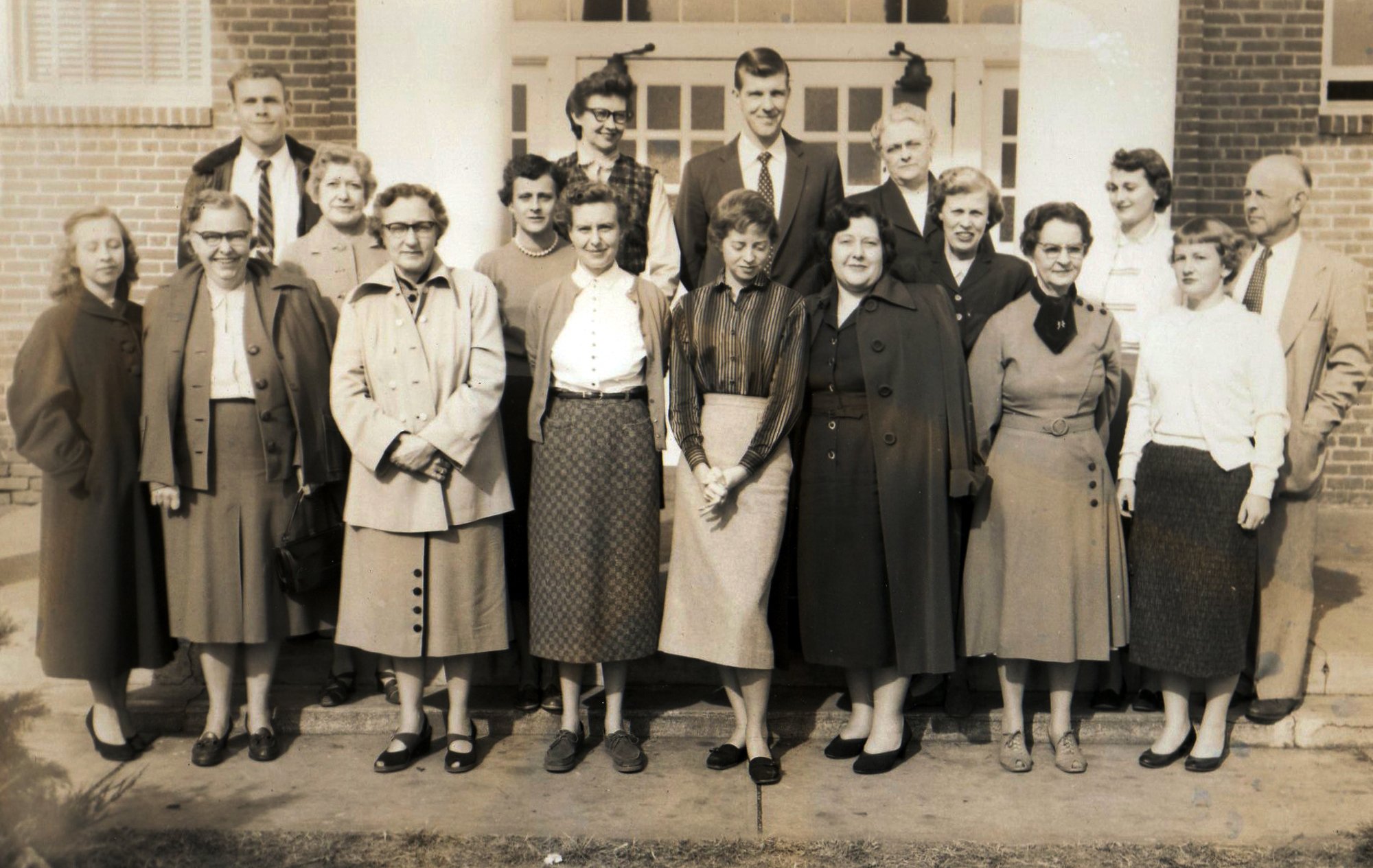 Chuckatuck teachers with Lewis Morris, principal 1957