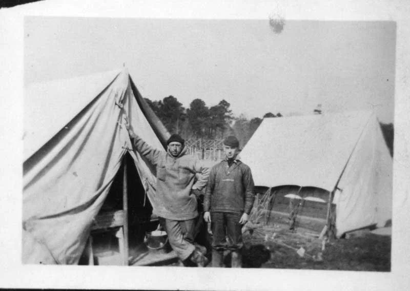 Emmit Pitt (l) and Charlie Pitt (r) Served in Navy in WW1.