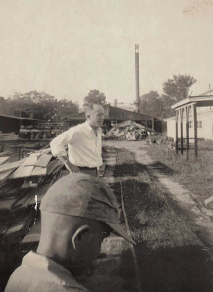 Thurman "Red" Knight at Saunders Supply Company