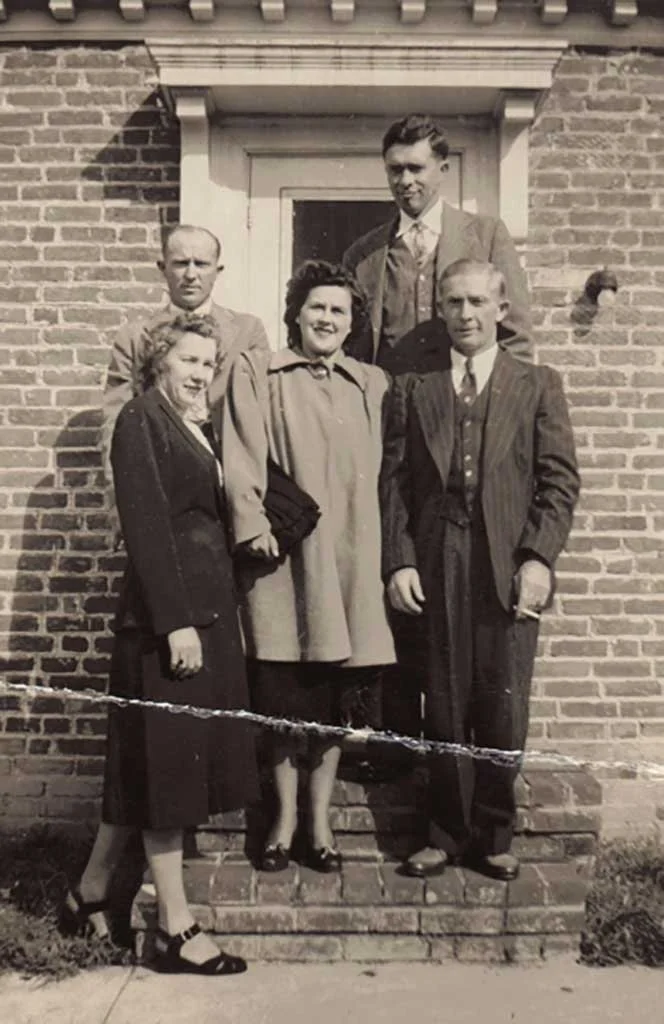  Henry and Irene Knight, Hulda and Thurman Knight, Oscar Wolford  Kelly Family photo 