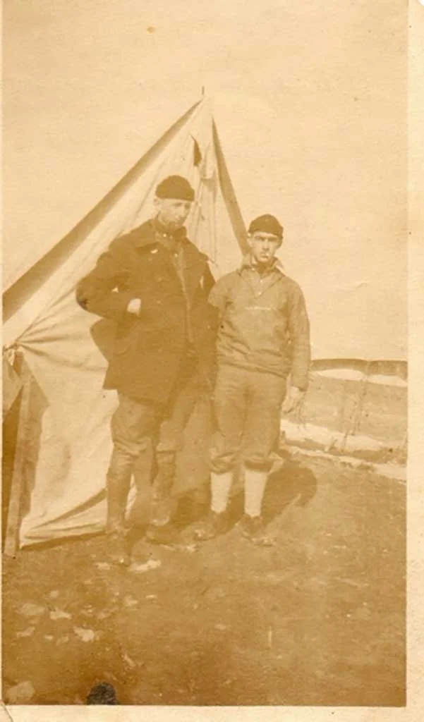 Charlie Johnson and Emmitt Pitt in the Navy