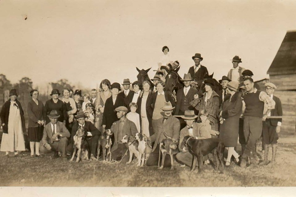  Fox hunting on the “Ridge” in Chuckatuck  Johnson family photo 