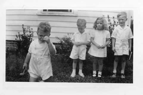  Jimmy Moore, upset - May 1948 Susan Moore in rear  Moore family photo 