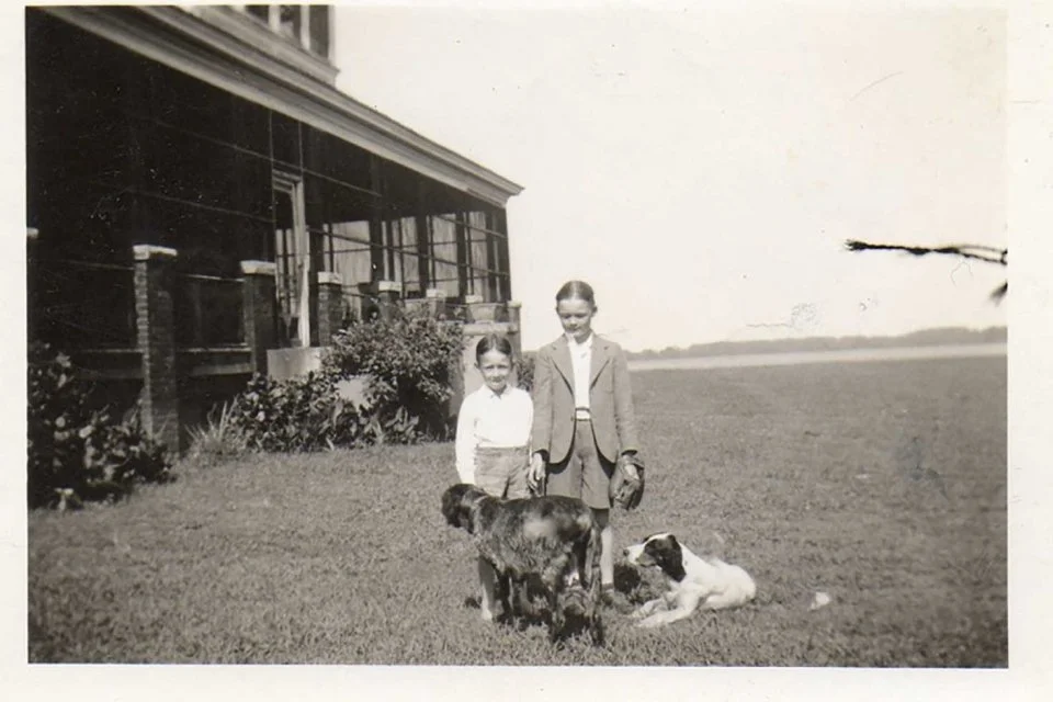  John and Bill Rippey at Ferry Point Farm 