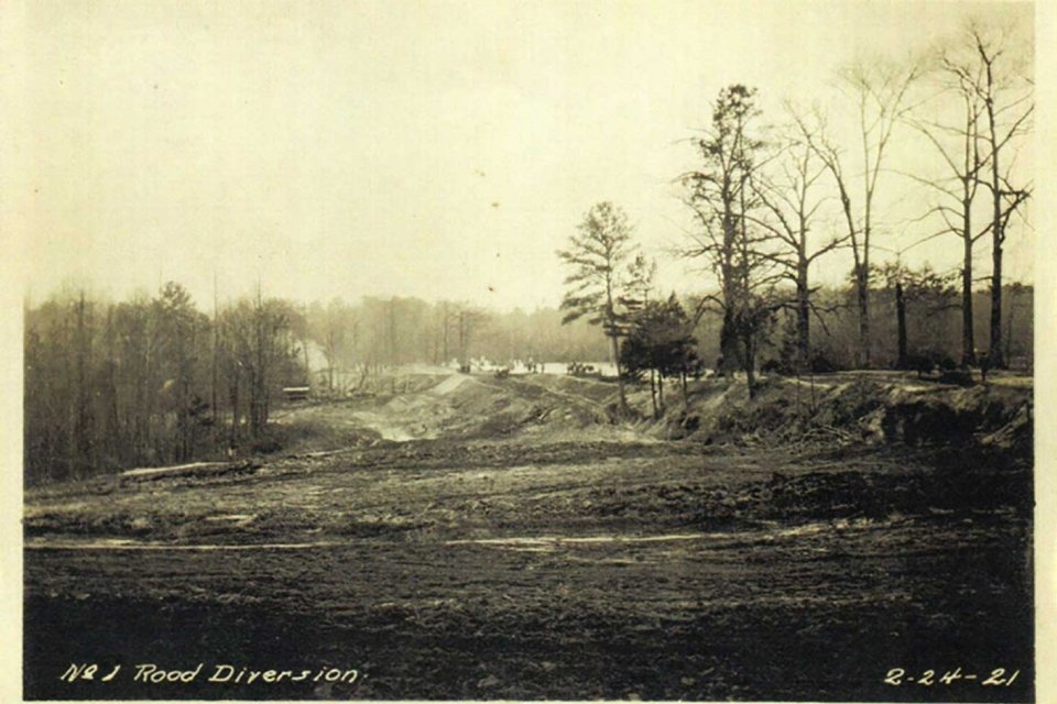 Construction site in preparation of building Lake Prince reservoir - 2-24-21 Scott Saunders/City of Norfolk photo