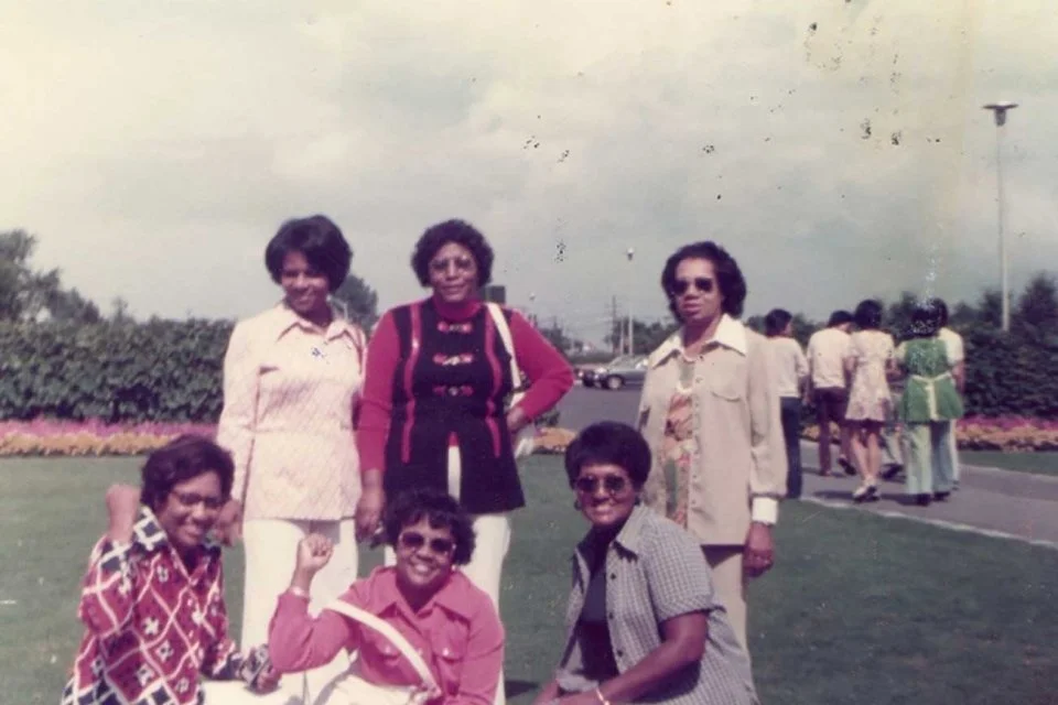  Christian Home members on bus trip c1976  Dolly Williams photo 