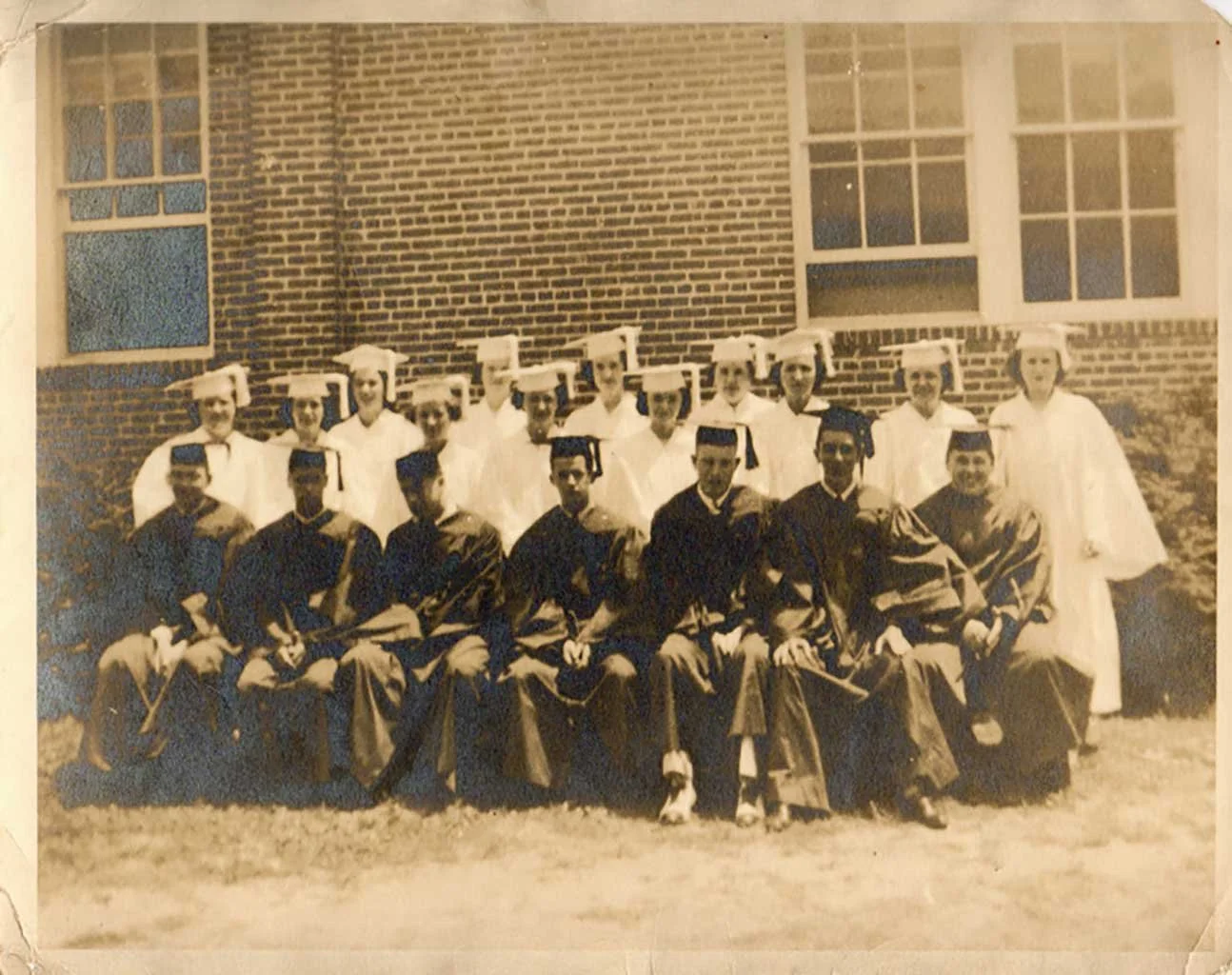  Chuckatuck High School graduating class 1938  Roy Pope photo 