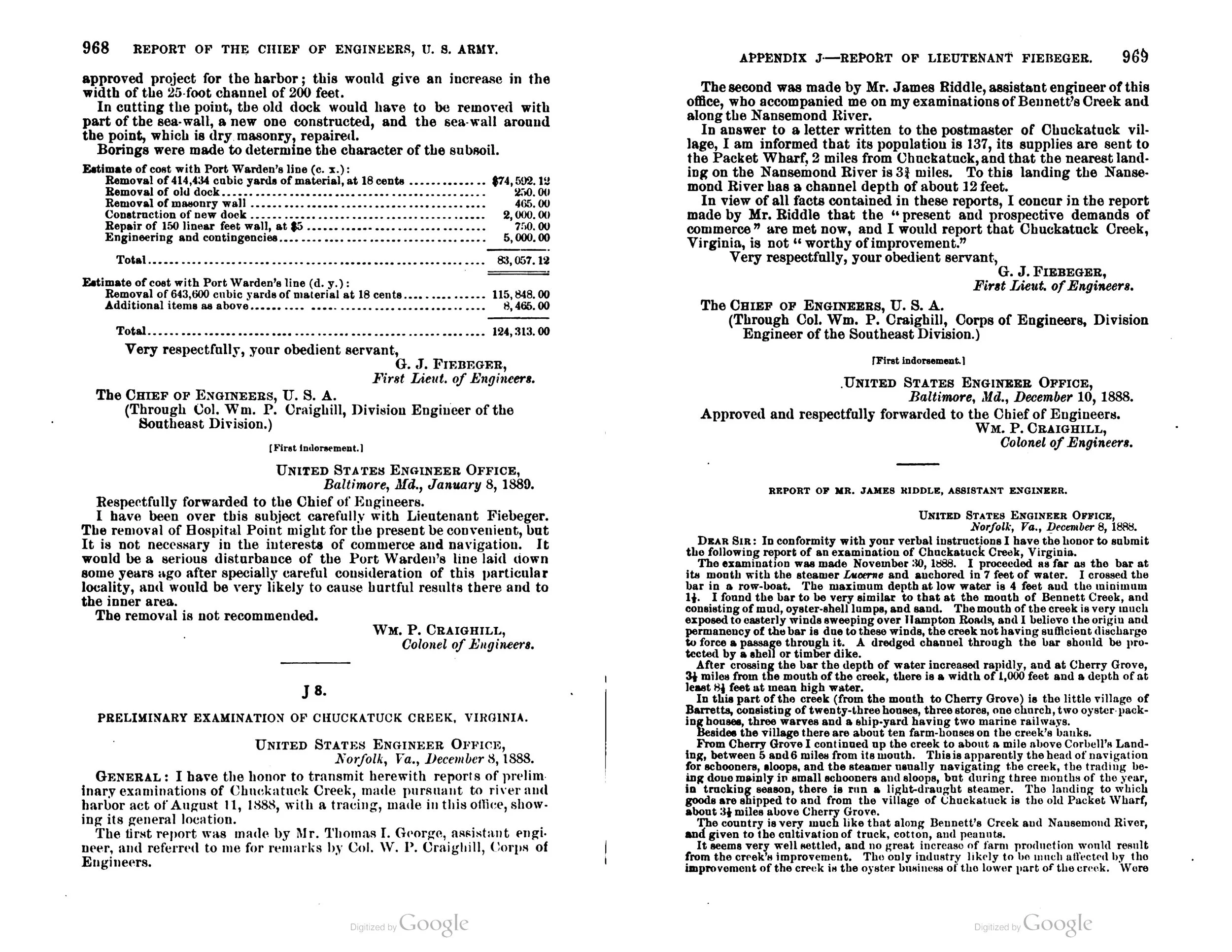 1 SHORT Report By United States Army Office of the Chief of Engineers 1889-1.jpg