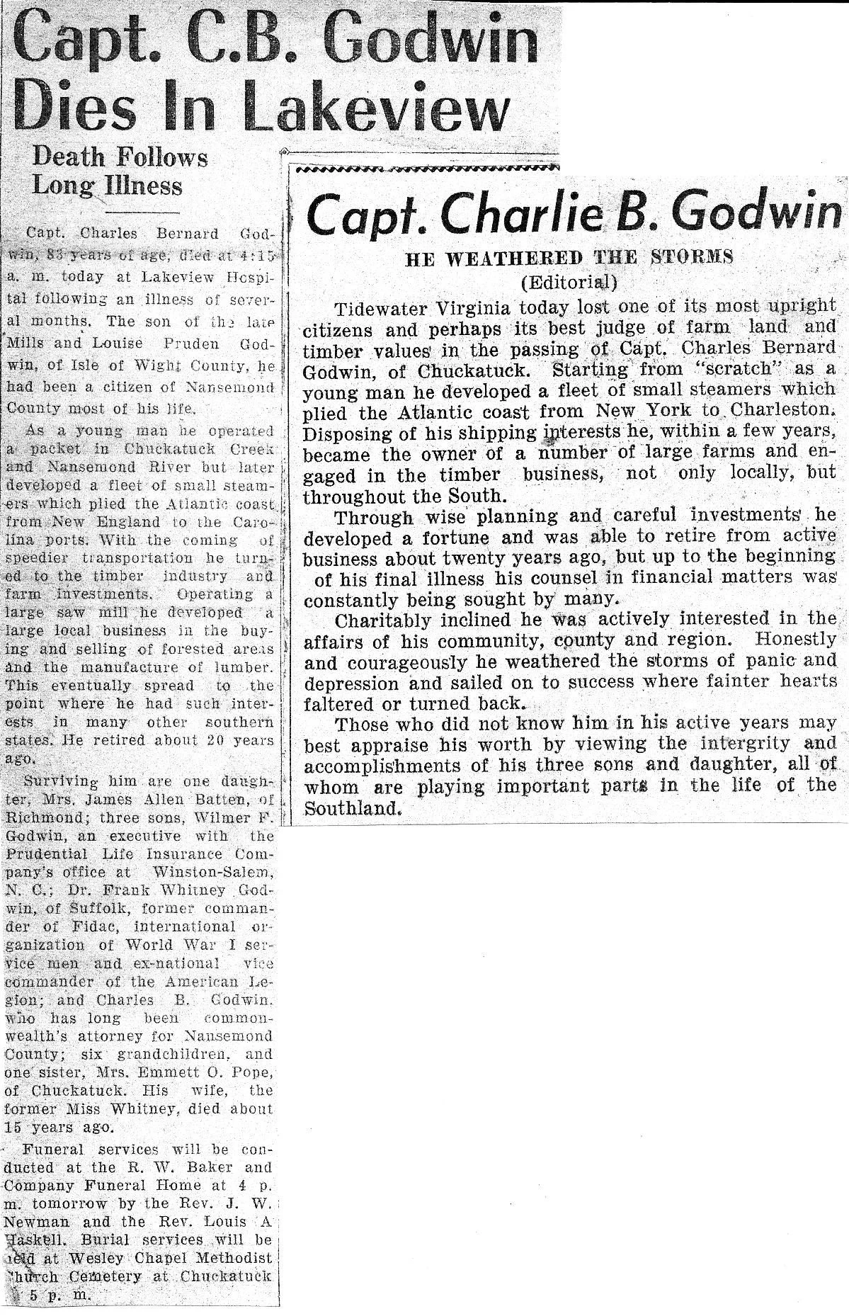 Capt CB Godwin Dies in Lakeview article_0001.jpg