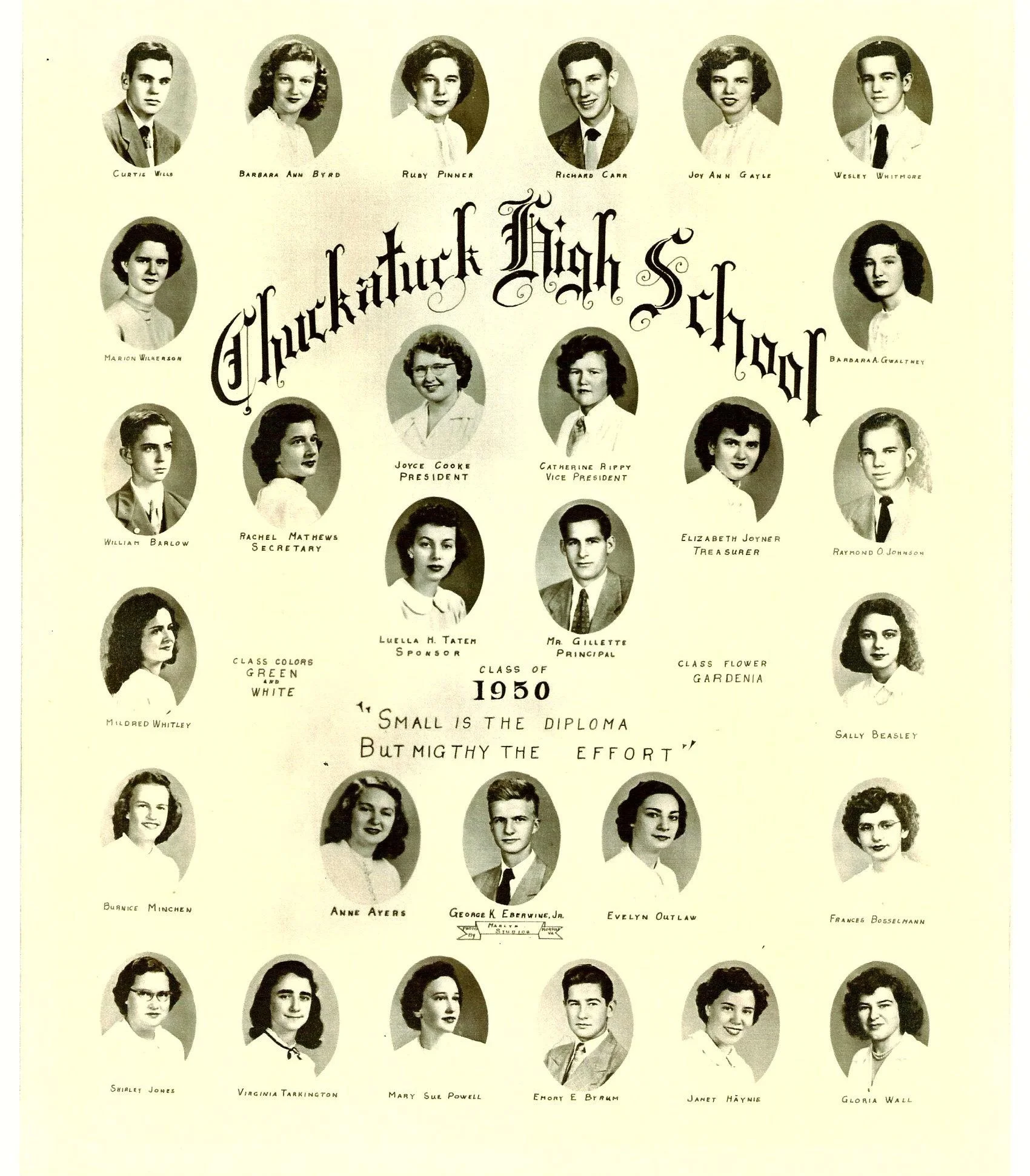 CHS Senior class composites 1950.jpg