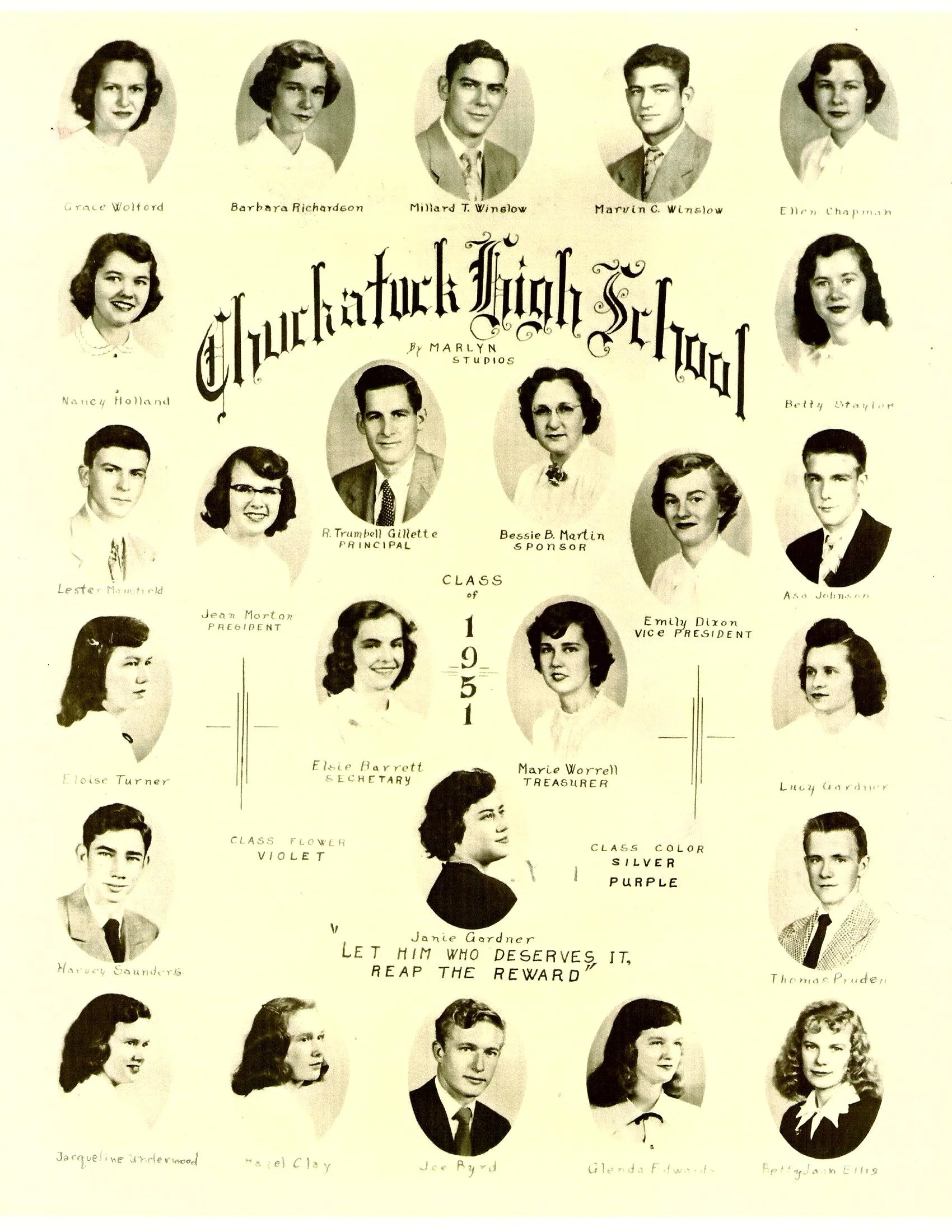 CHS Senior class composites 1951.jpg
