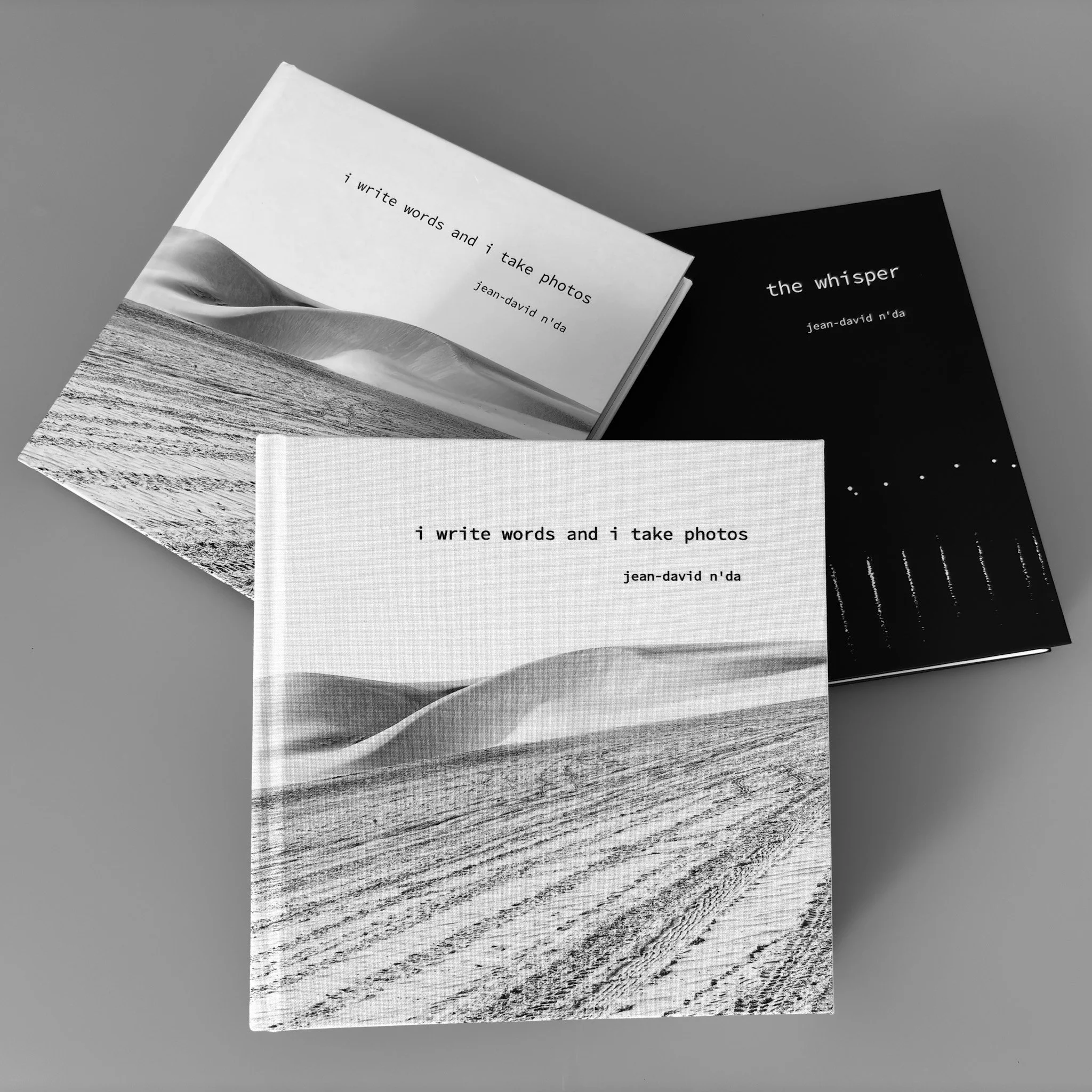 I Write Words and I Take Photos by Jean-David N'Da