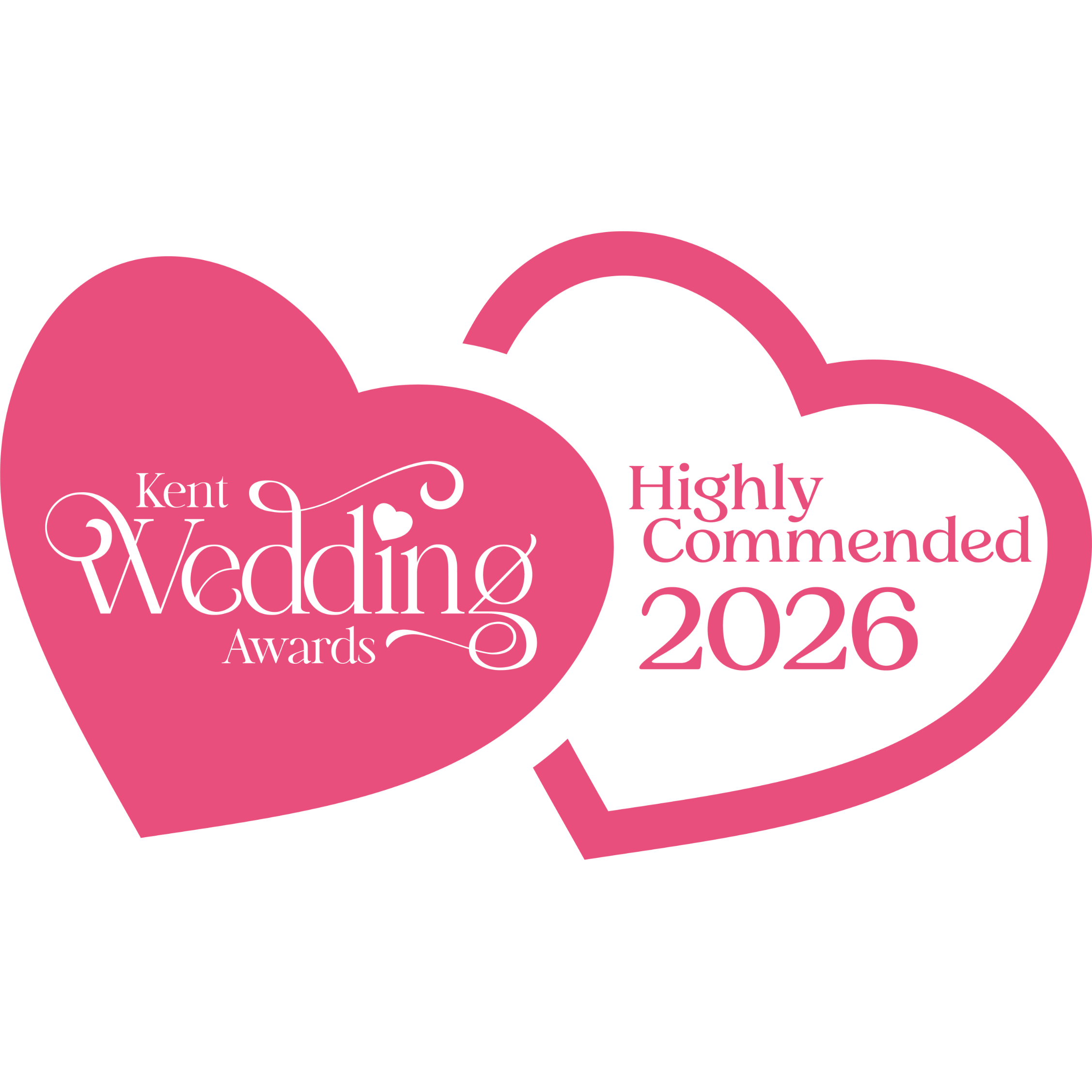 Kent Wedding Awards' Highly Recommended, awarded to DJ Rich Ellis for 2026