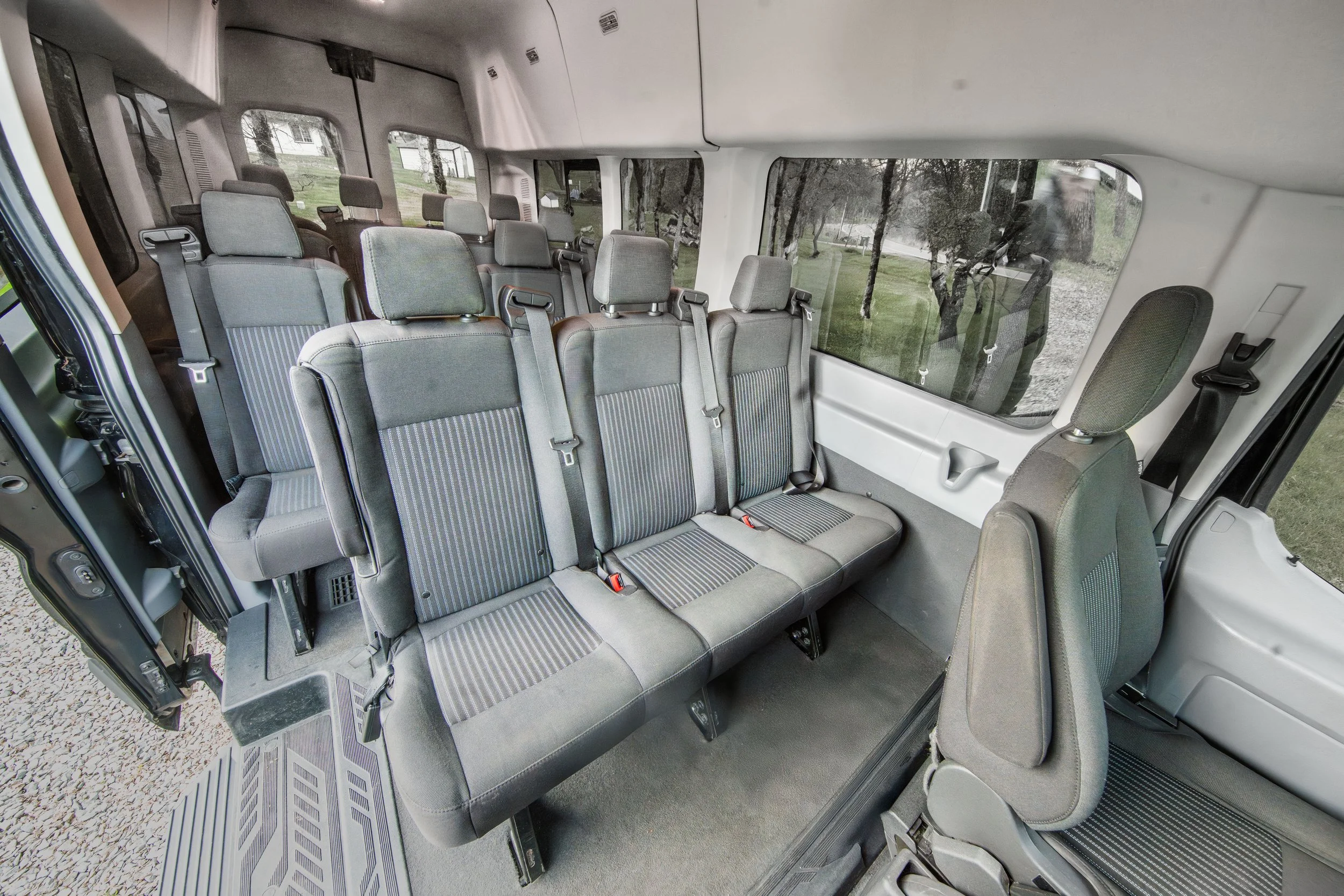 Interior Tour Shuttle Bus