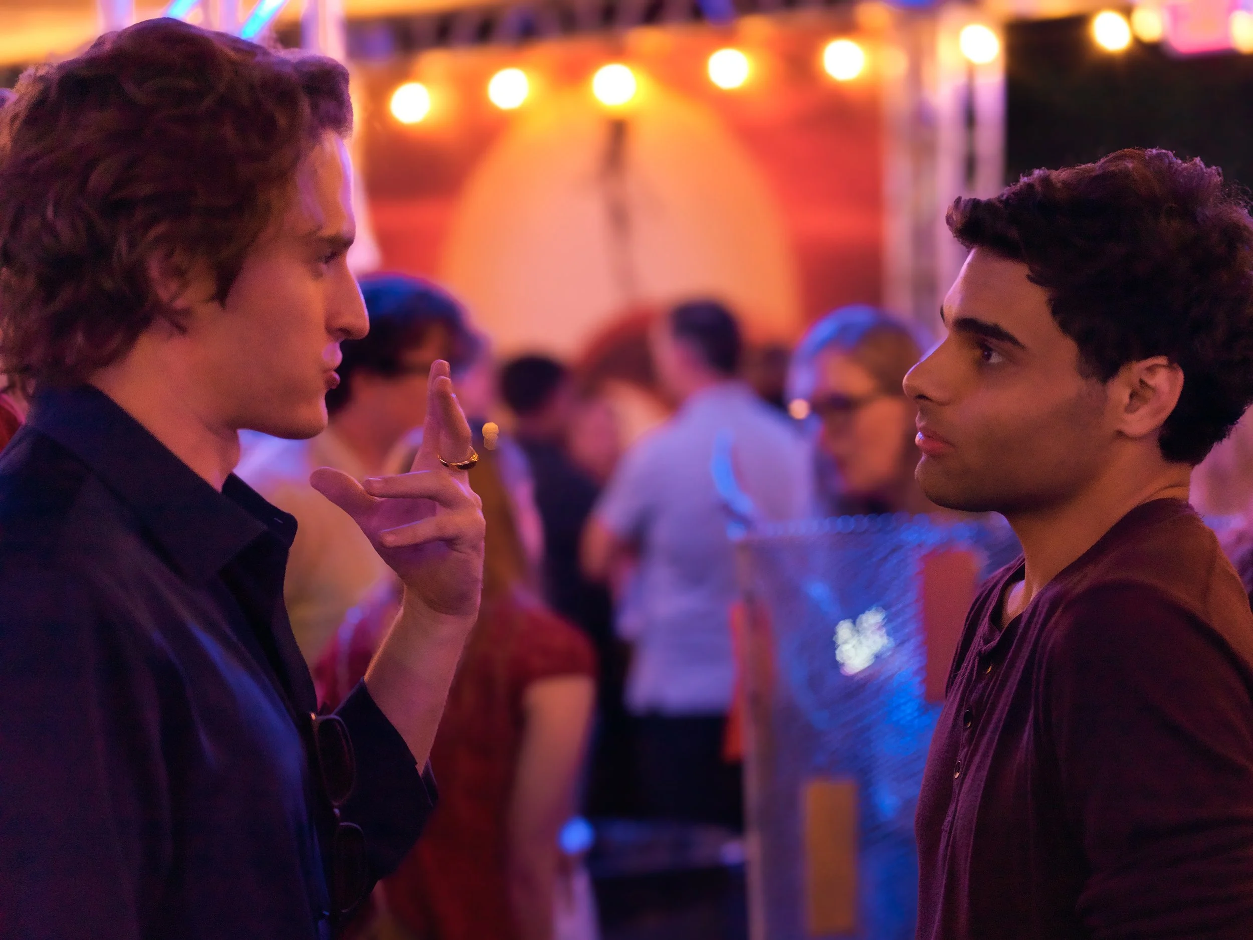 Richard chats with Ensemble Member Daniel 