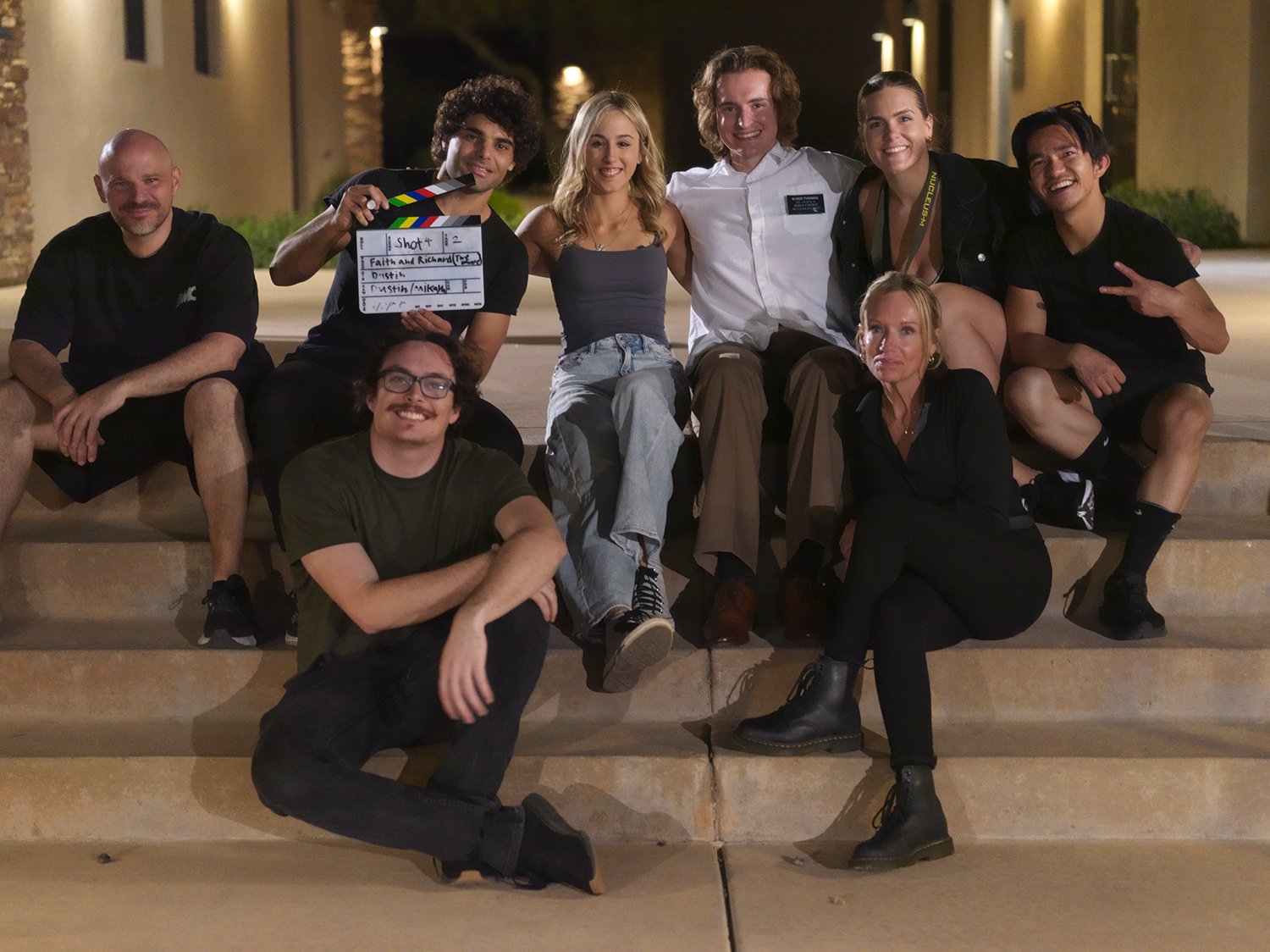 Filming Faith and Richard's First Scene