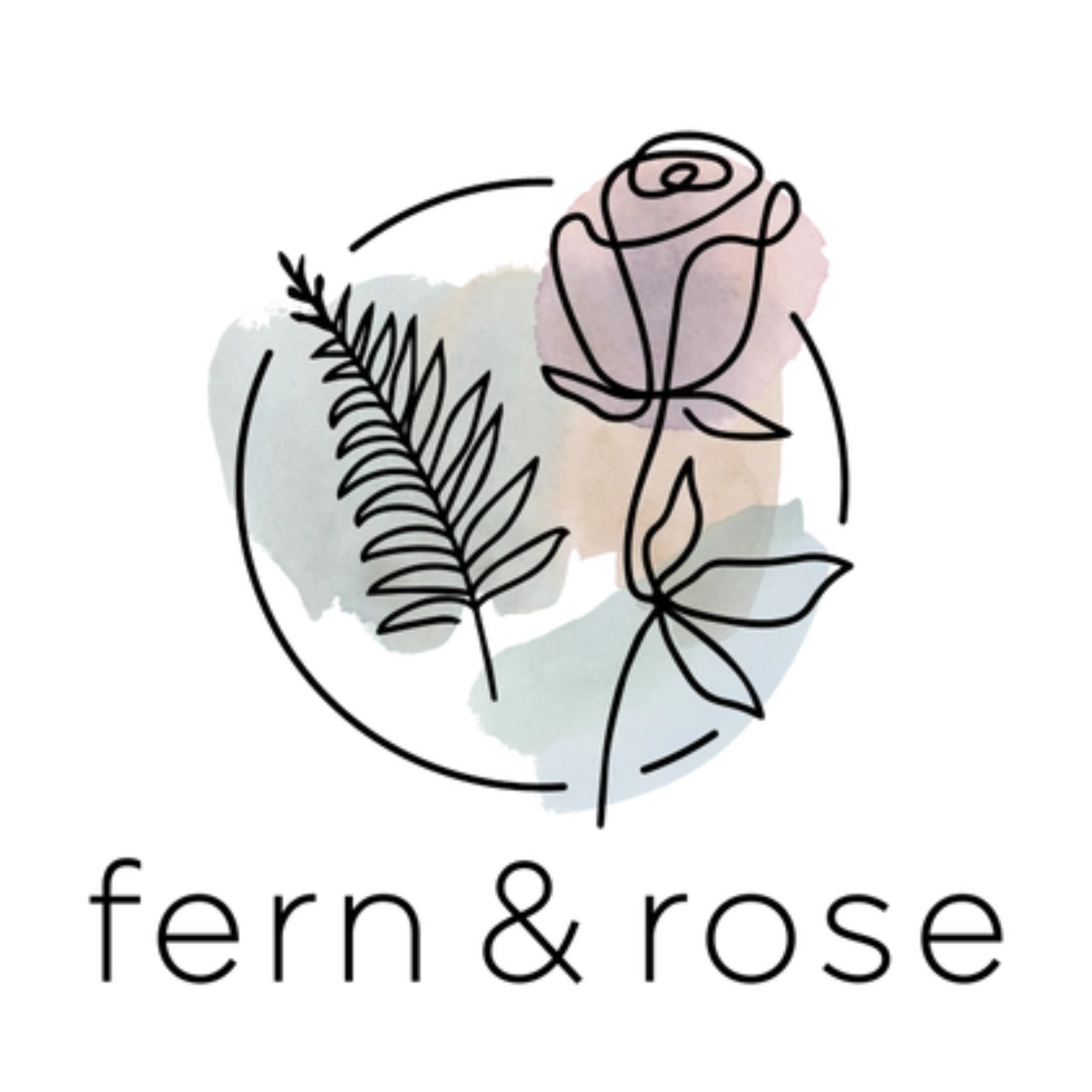 Fern and Rose Logo