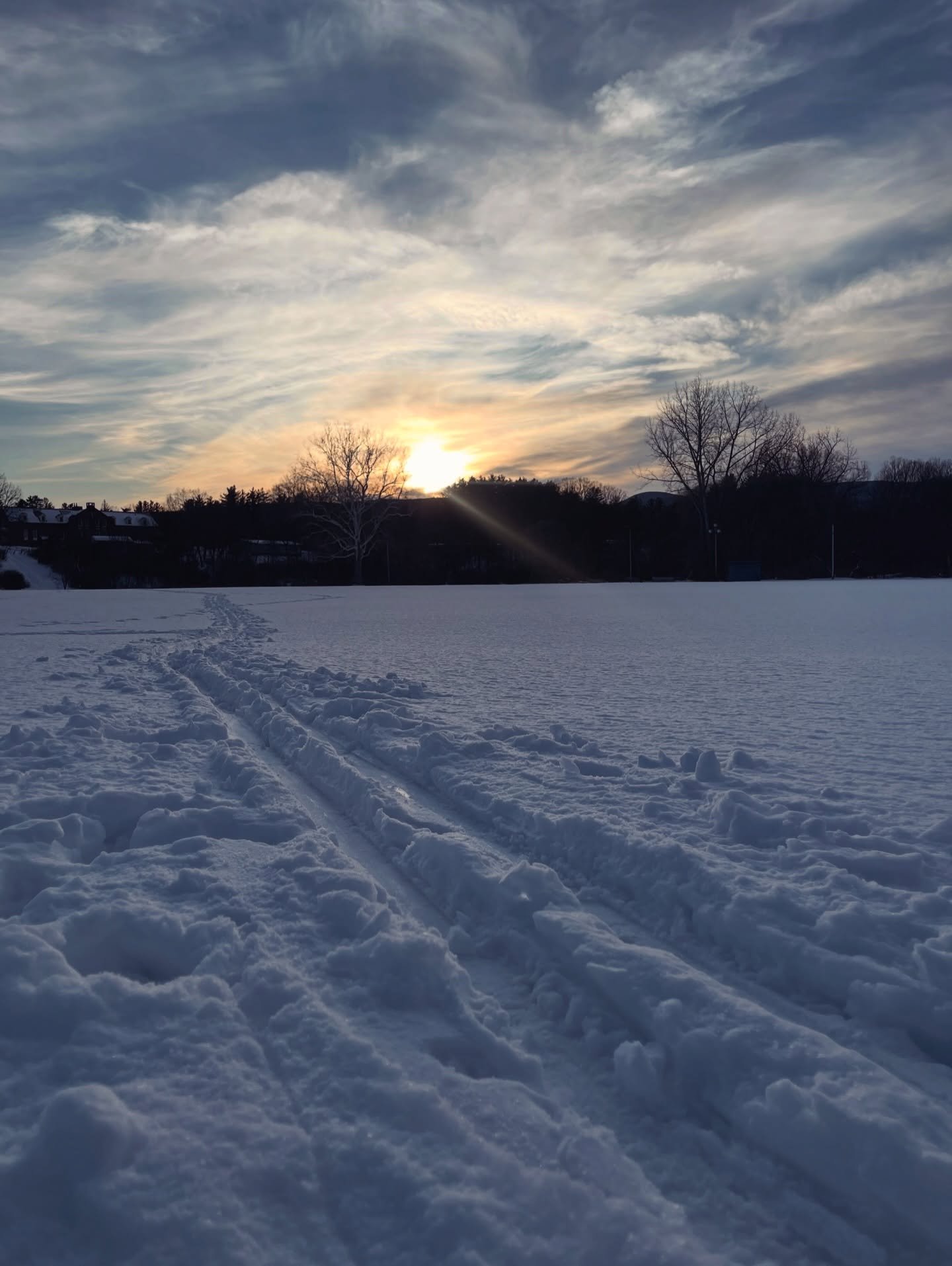 Bring your cross country gear. So many peaceful areas to enjoy all this snowfall. ❄️