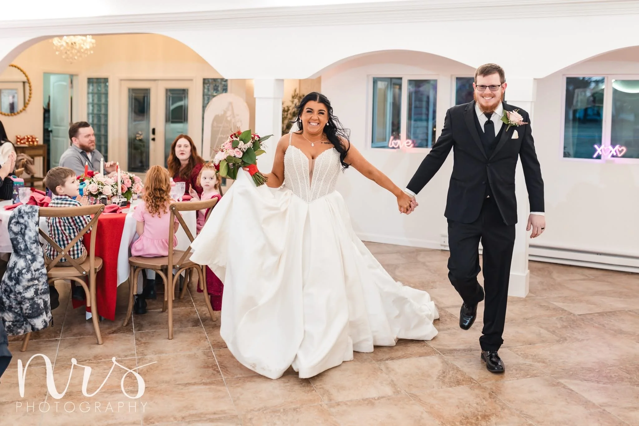 February wedding reception in Danville, IL