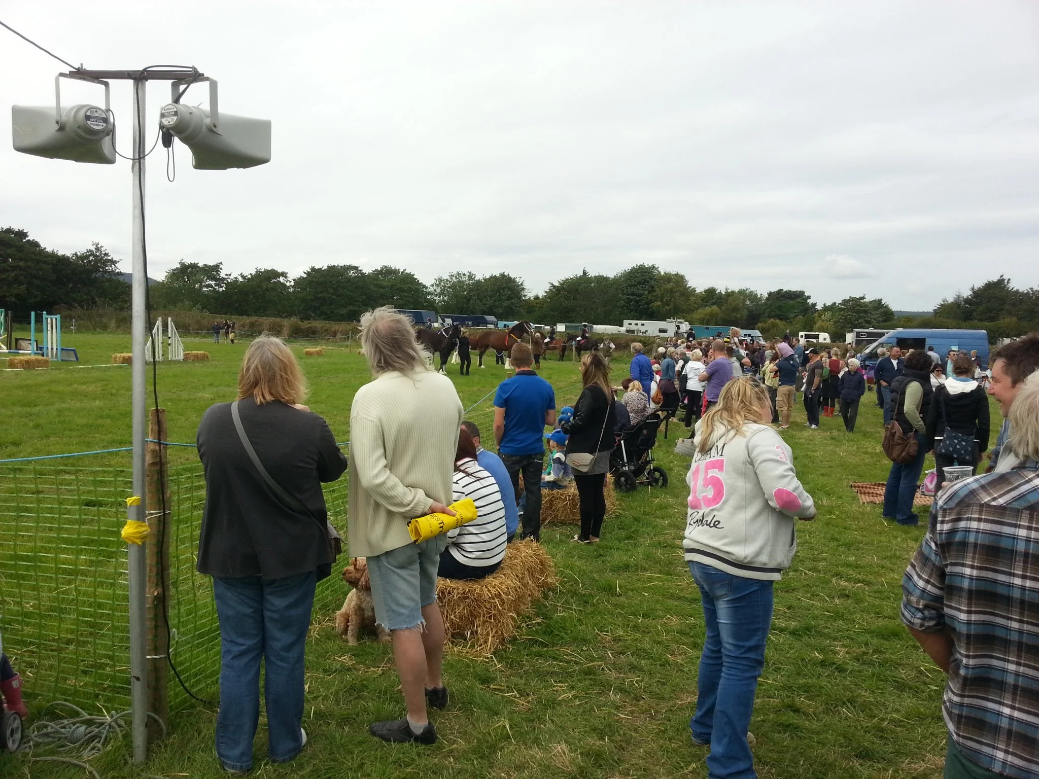 people at a country show