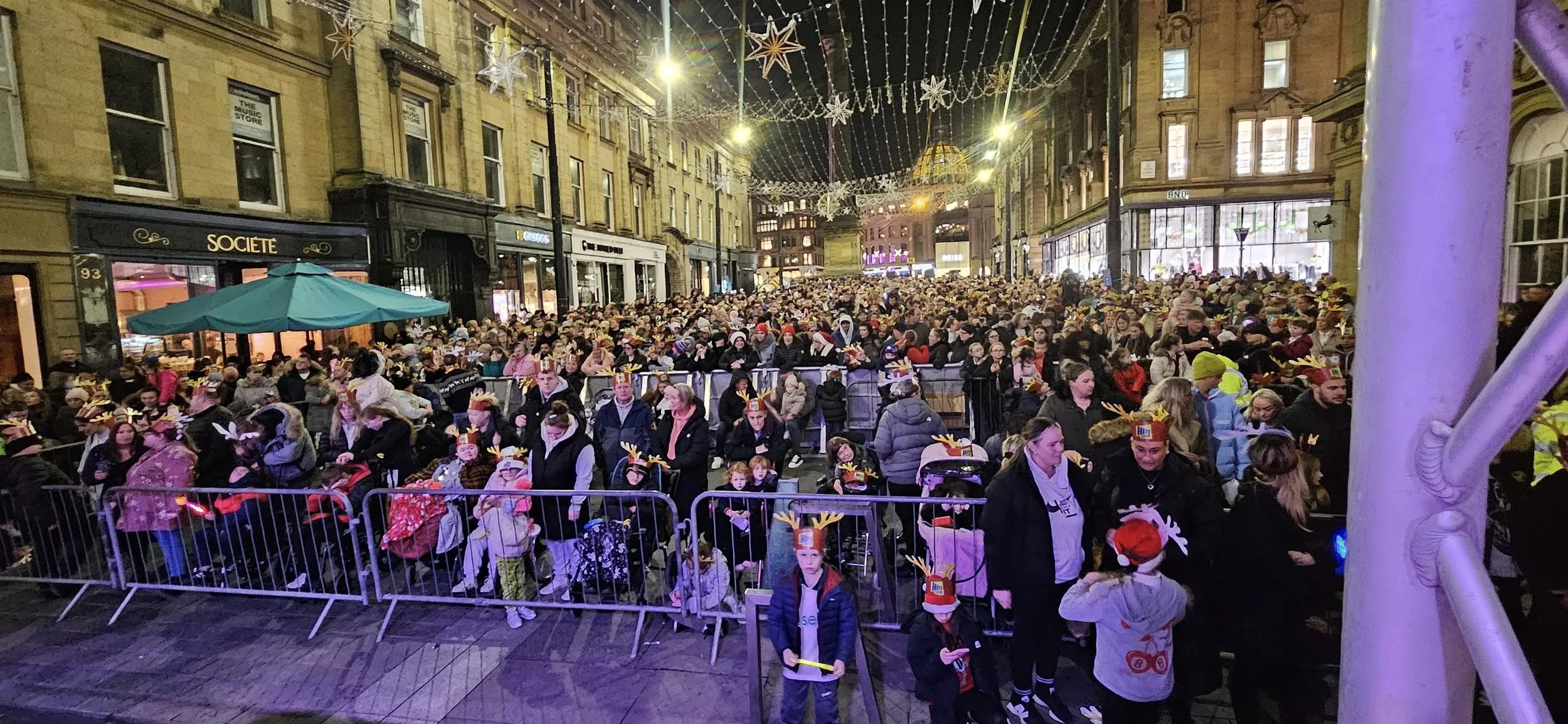 CROWD IN NEWCASTLE