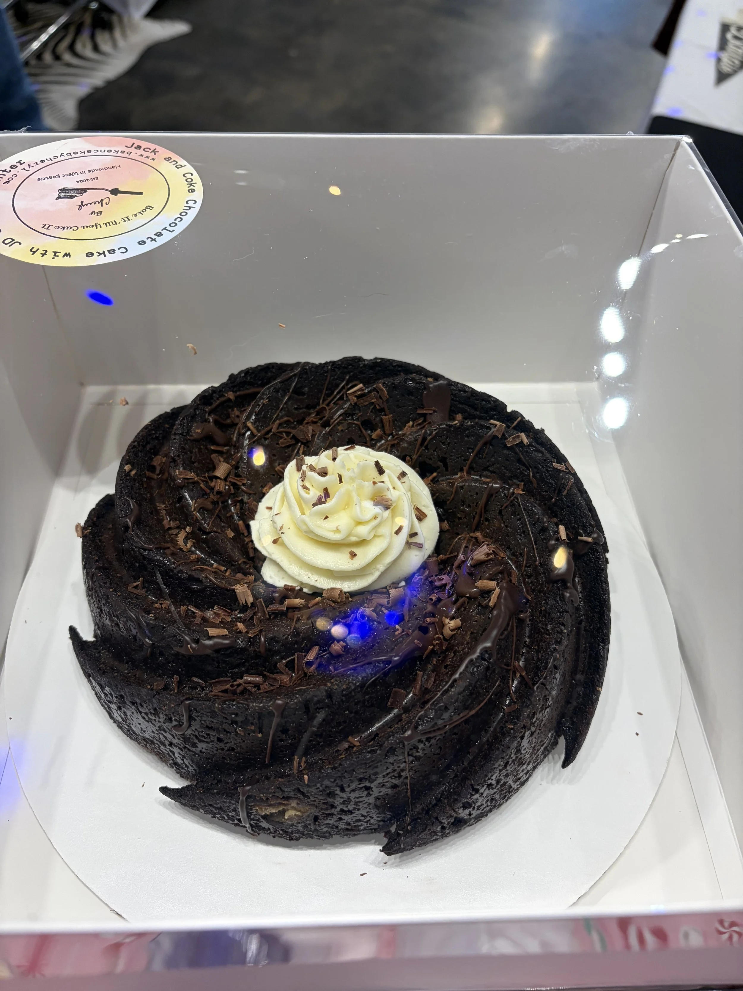 Decadent Chocolate Ganache Cake for 2