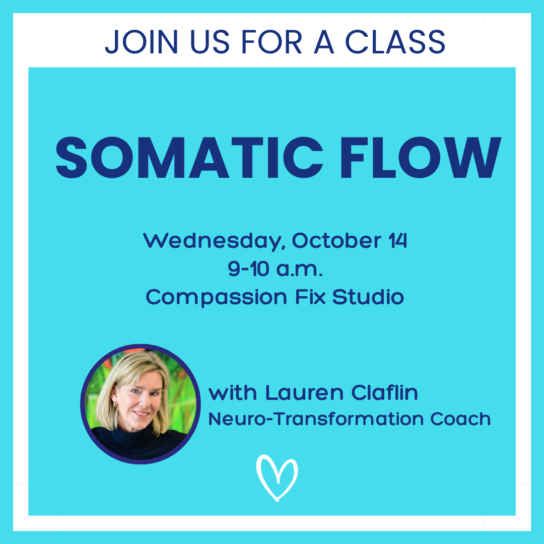 Somatic Flow, Wednesday, October 14, 9-10 a.m.