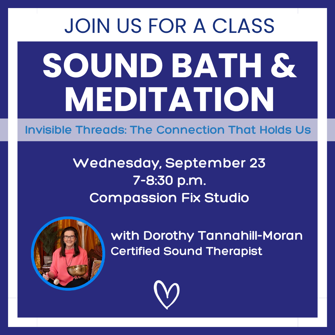 Sound Bath & Meditation, Wednesday, September 23, 7-8:30 p.m.