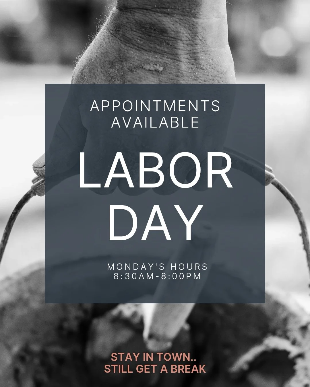 Open on Labor Day!