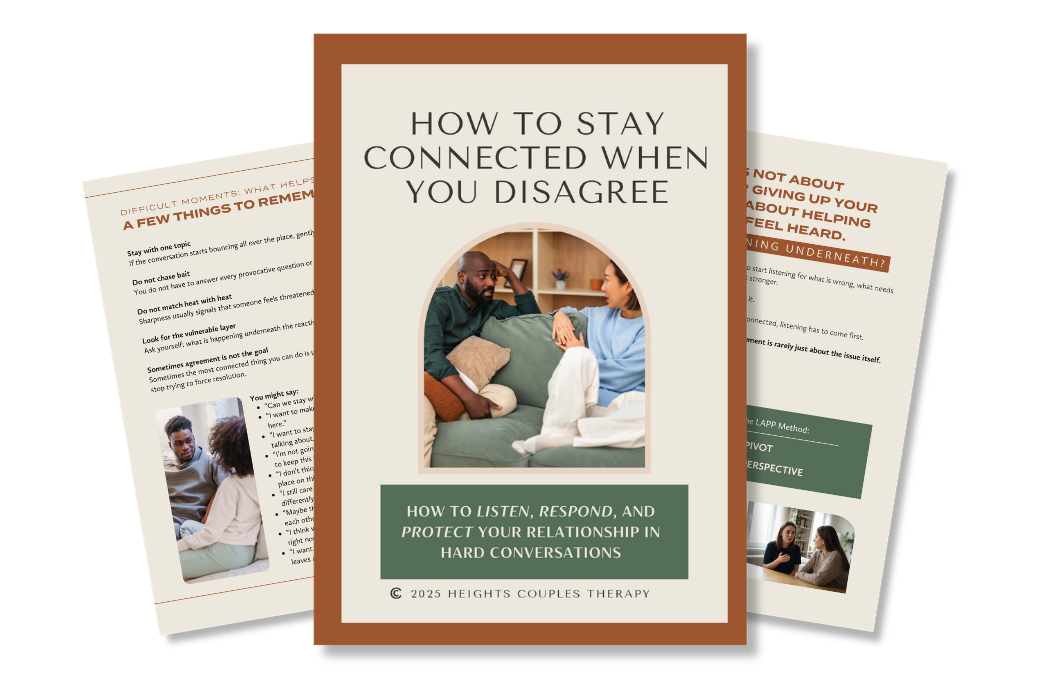 How to Stay Connected When You Disagree - How to Listen, respond, and protect your relationship in hard conversations.