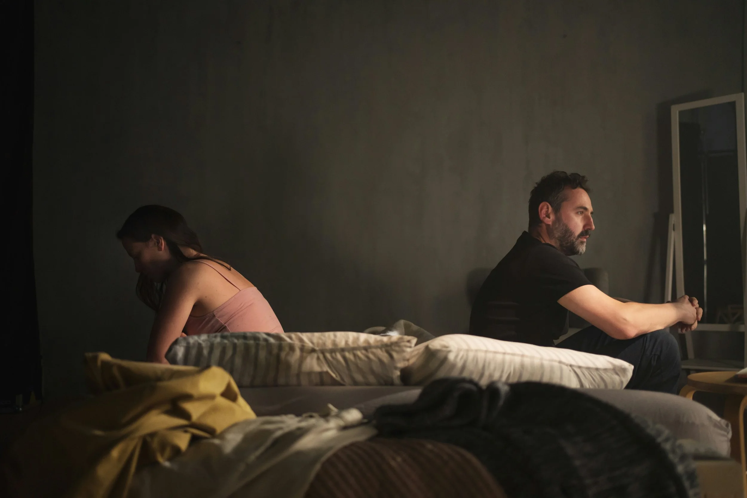 A couple struggles with distance becasue one of them shuts down during conflict. They need support in Houston to help them navigate conflict constructively.
