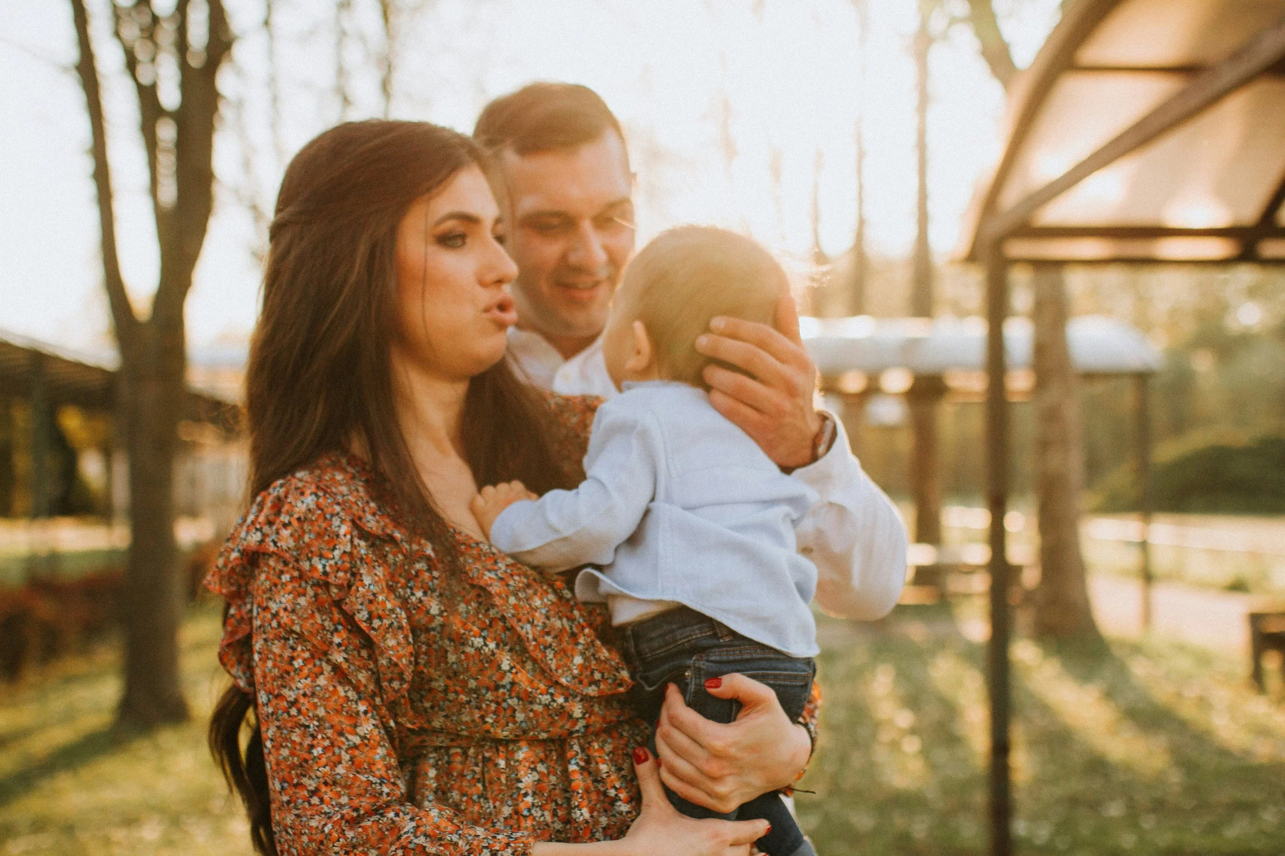 A couple has a more even distribution of parenting labor now that they've worked through their challenges at Heights Couples Therapy.
