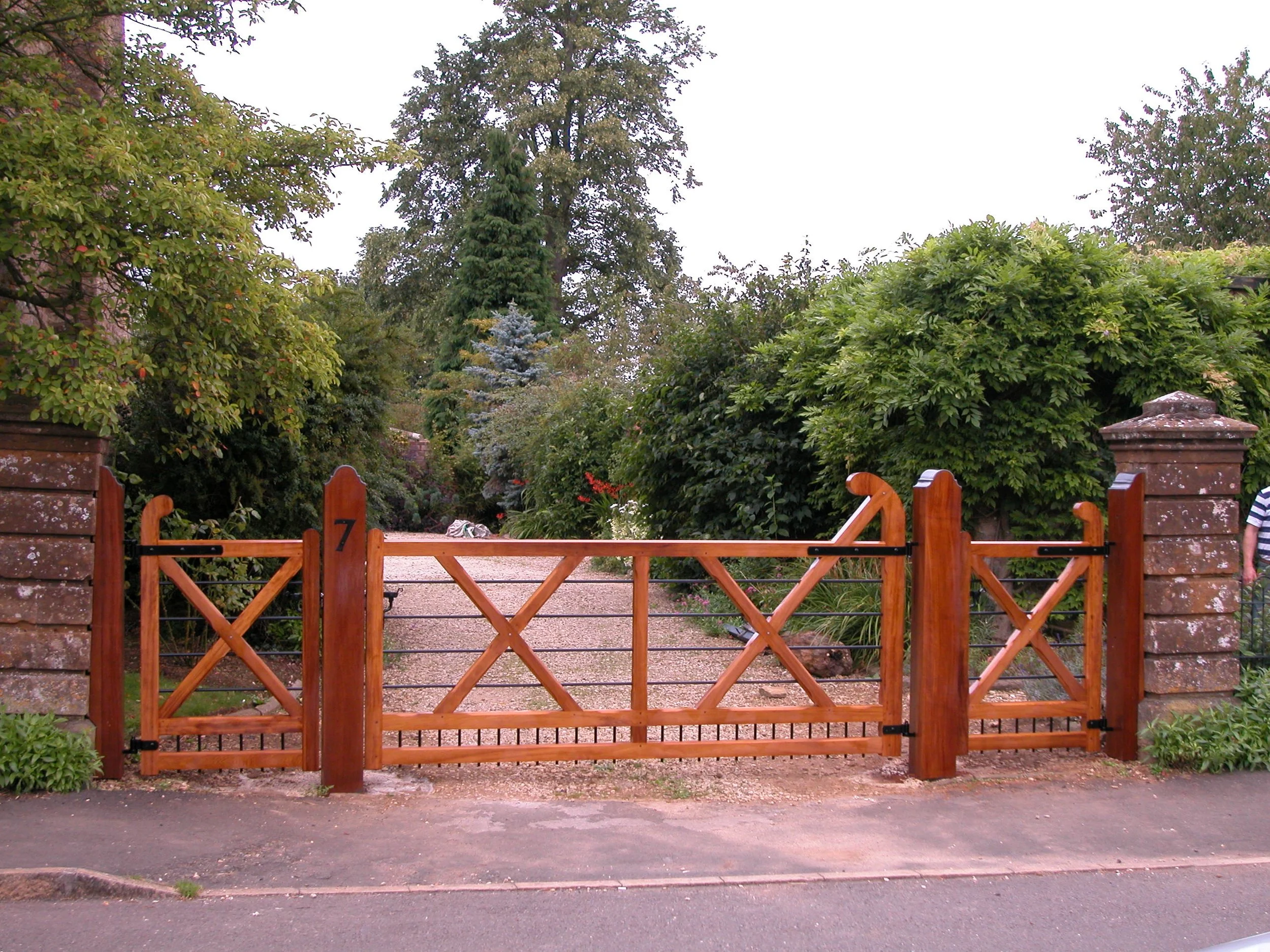 hardwood gates