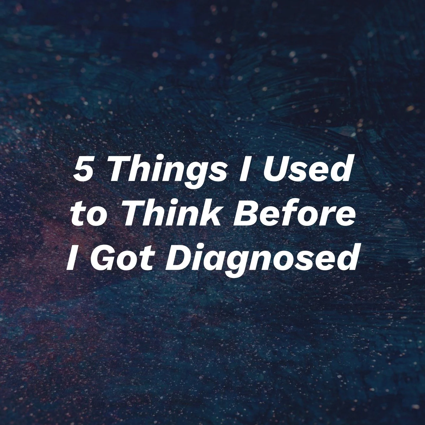 Before I had the language and validation for my experiences, I blamed myself, called myself lazy, unproductive, weak, or out of control.

Getting peer-reviewed and diagnosed gave me something else: a framework that reframed &ldquo;failures&rdquo; int