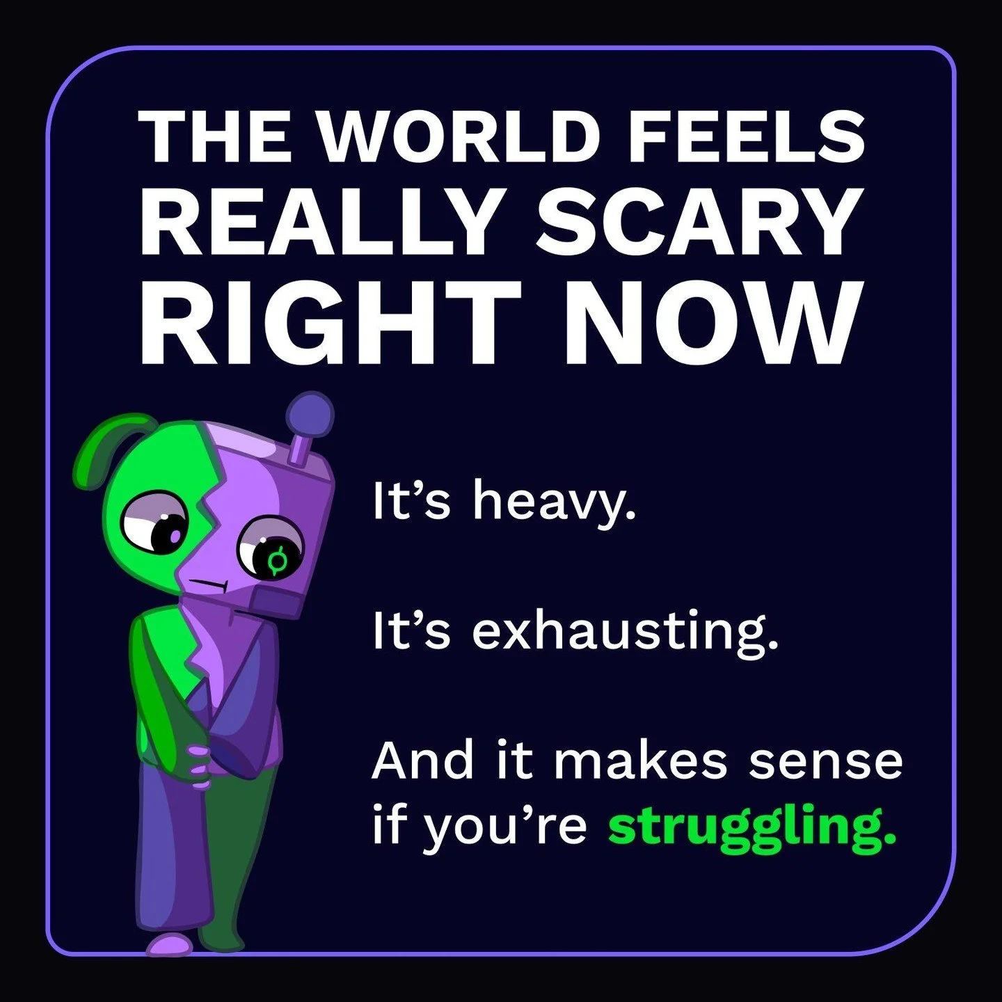 The world feels heavy right now. So many of us are scared, tired, and overwhelmed. But community care and self-care are not opposites. 

Supporting your community matters, but so does protecting your own well-being. Rest is not selfish, and survival 
