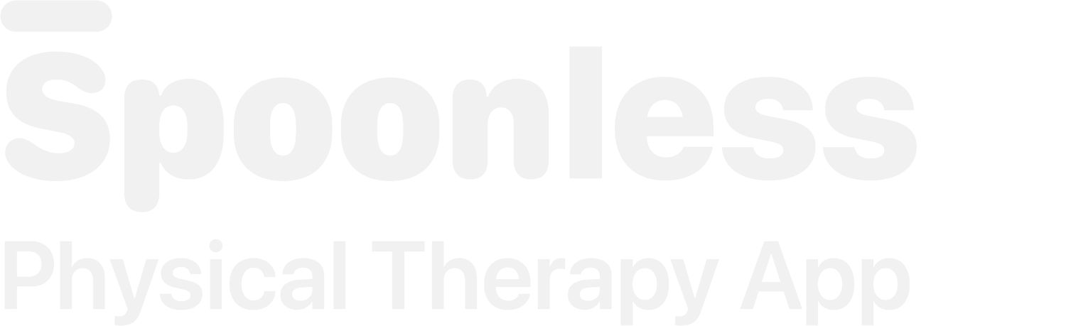 Spoonless Physical Therapy App