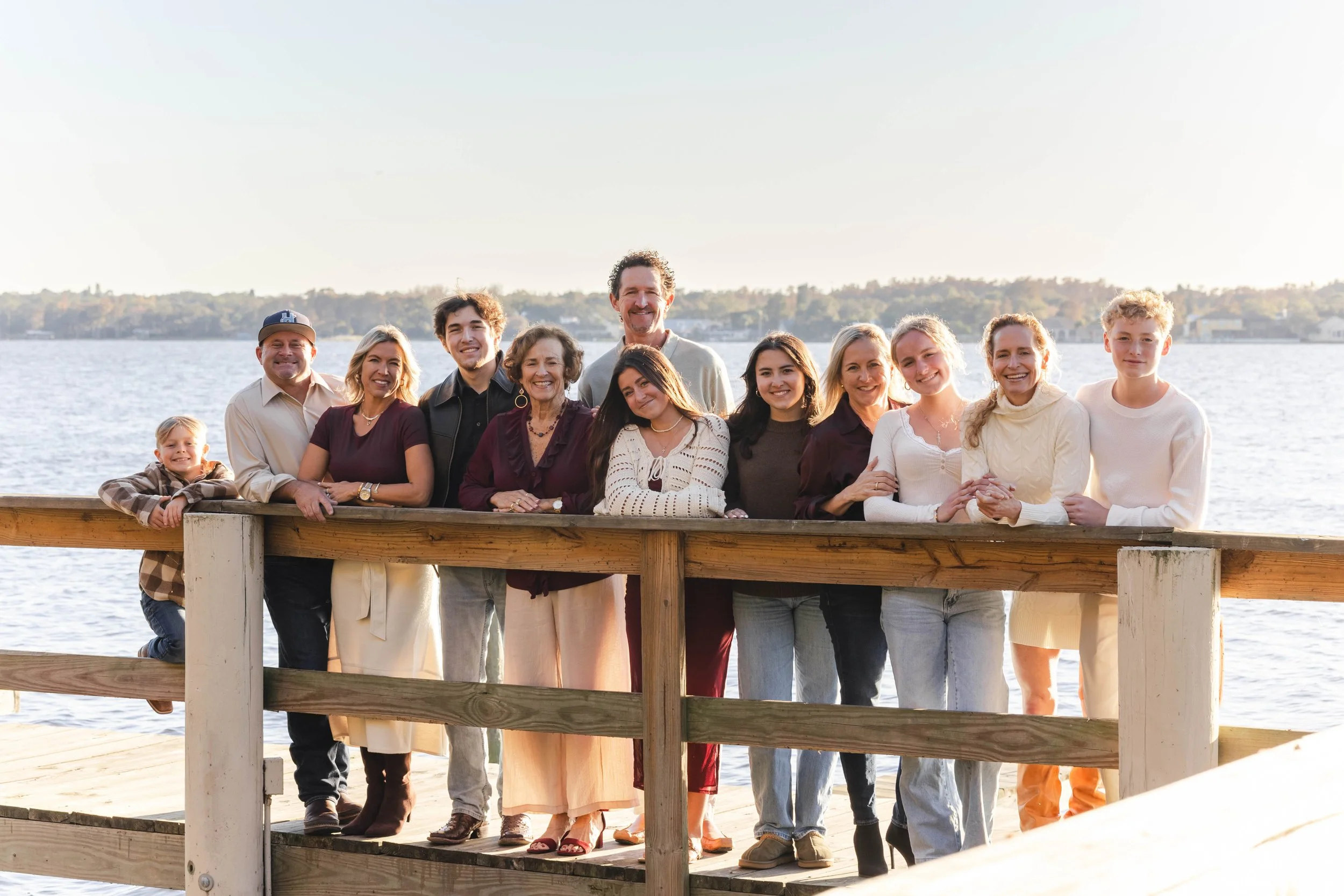 Family photography session at Lansbrook Park Palm Harbor Florida