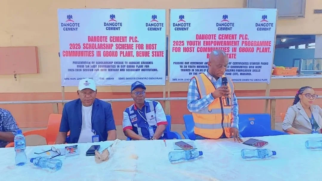 Dangote Cement Wins Commendation from the FG for Successful Delivery of Social Projects in Benue State