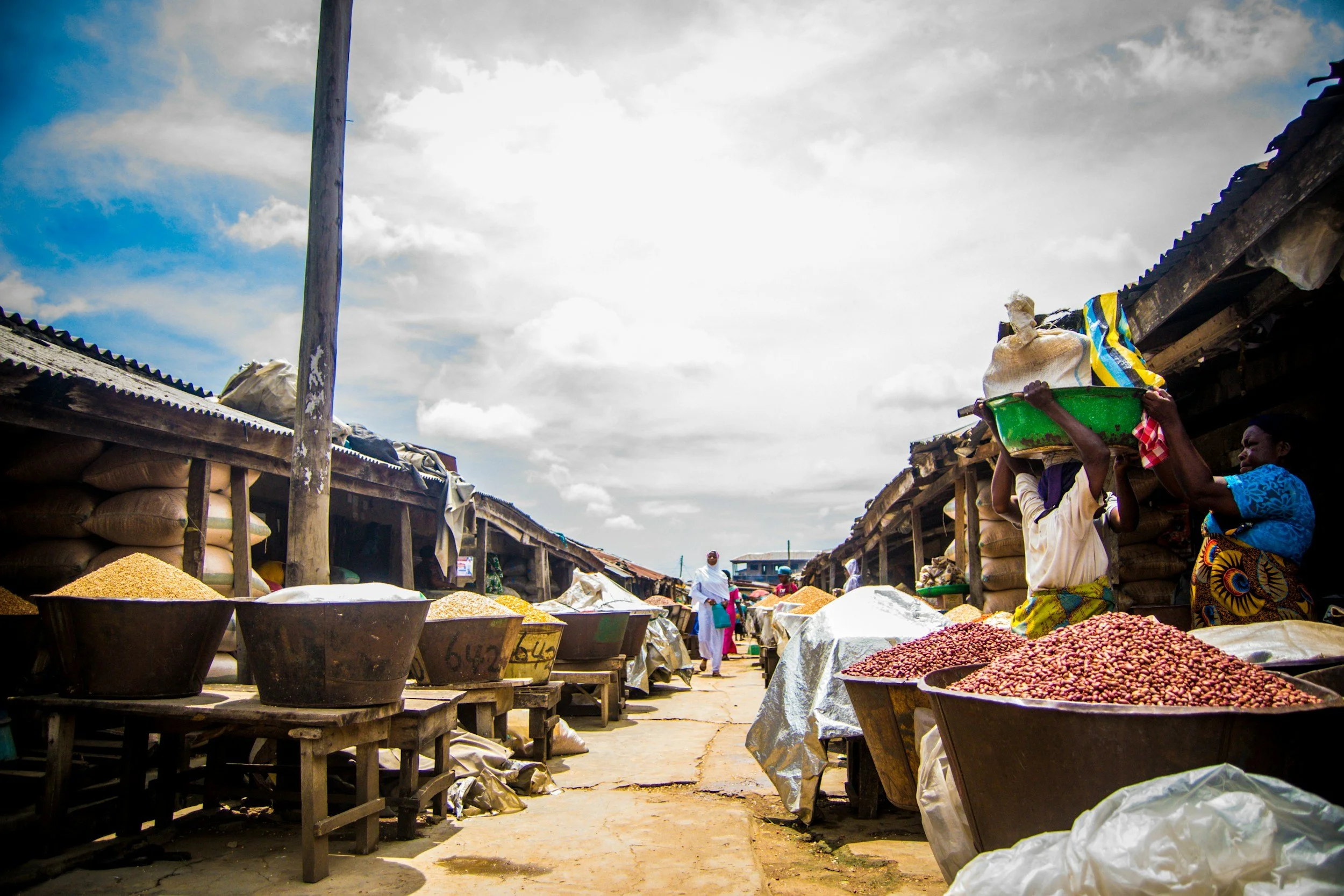 Market place in nigeria