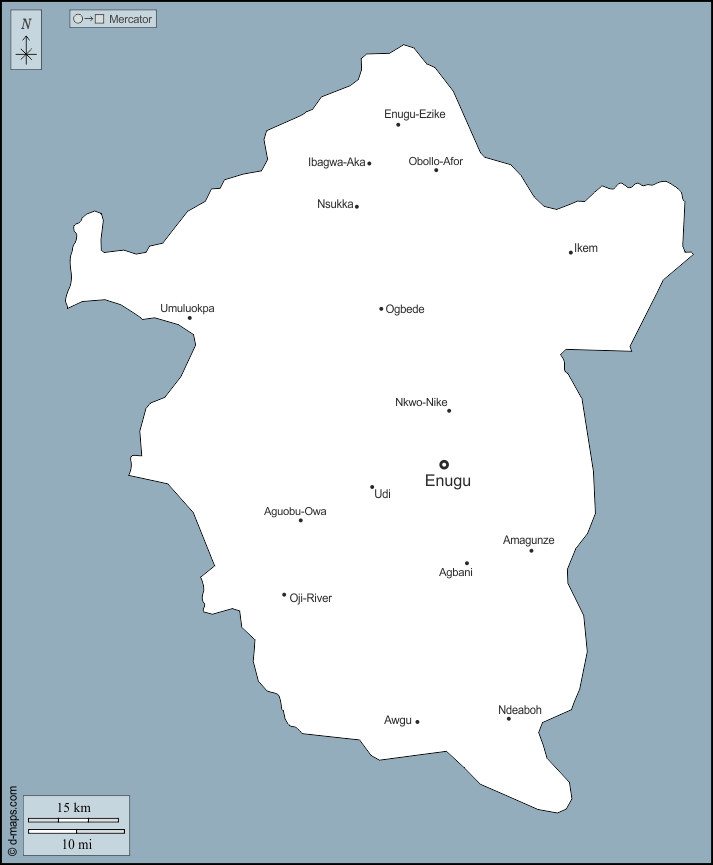 enugu map