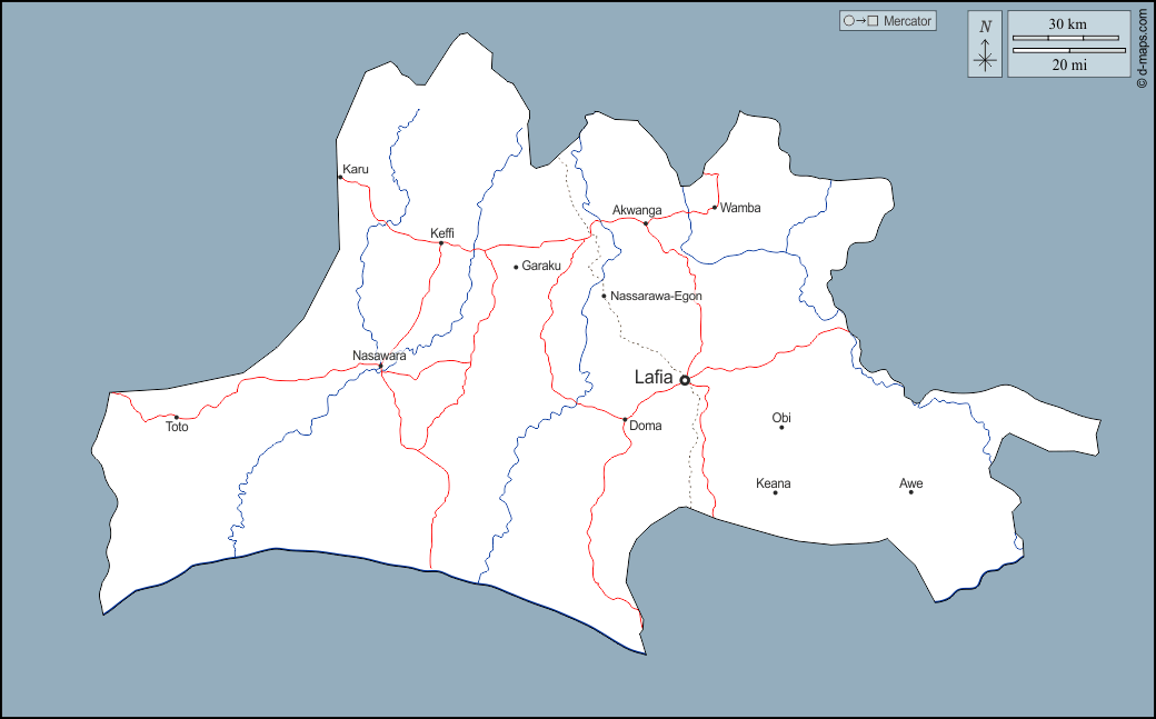 nasarawa map