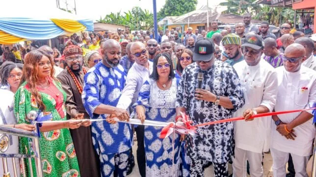 Akwa Ibom Governor Umo Eno Handover Rebuilt Home to Widow Following Devastating Fire