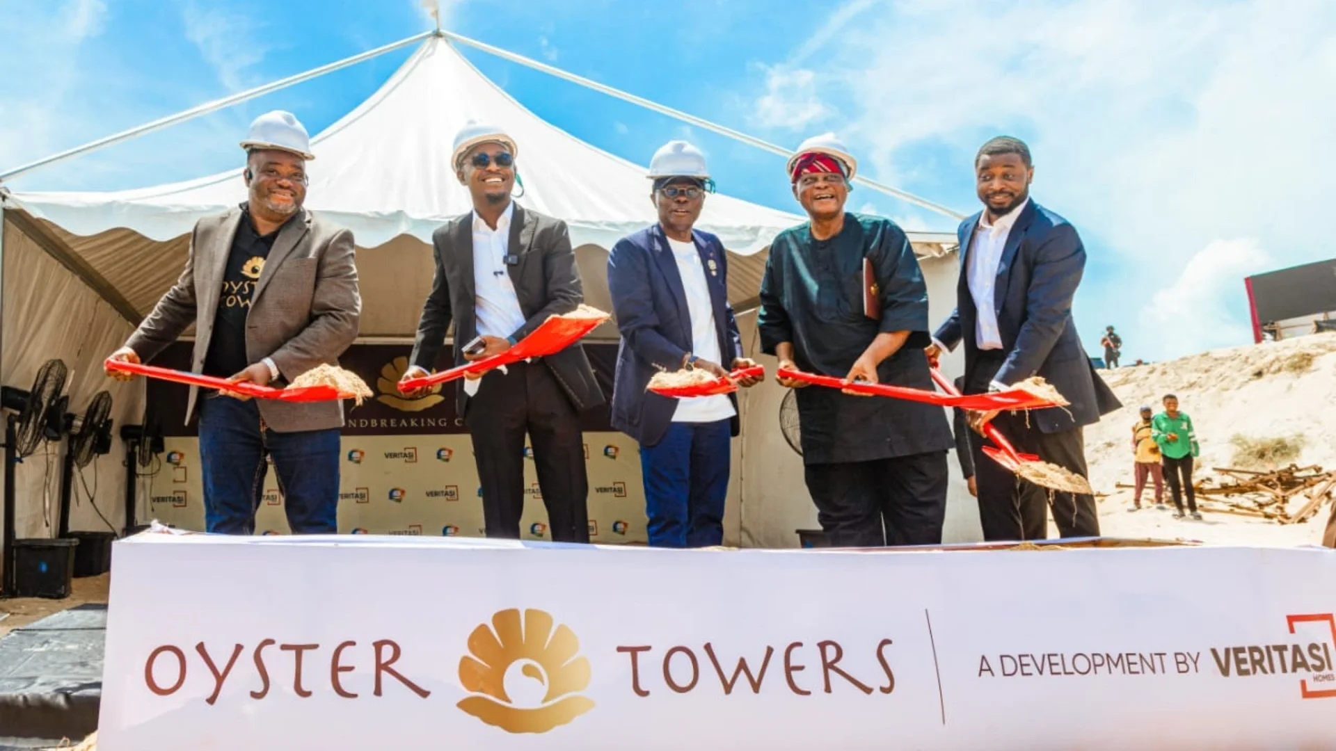 Sanwo-Olu Flags Off 22 Floor Oyster Towers Project in Eko Atlantic City