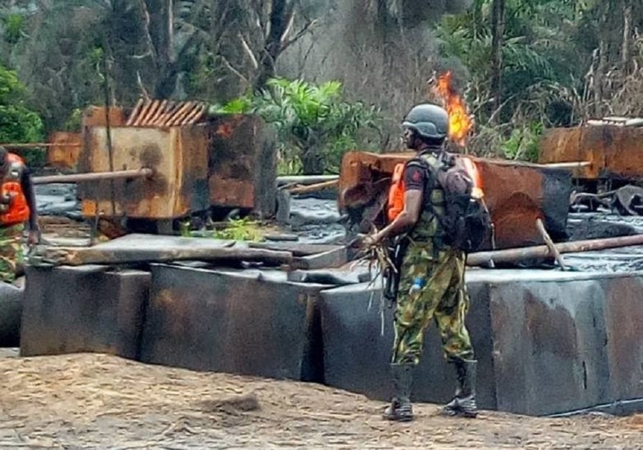 Nigerian Military Destroys 101 Illegal Refineries, Arrests 219 Suspects in Q1 2026