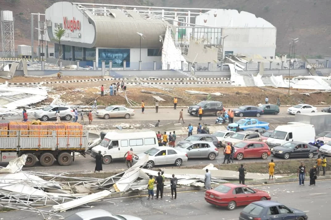 Rainstorm Damages Abuja Bus Terminal Months After Commissioning