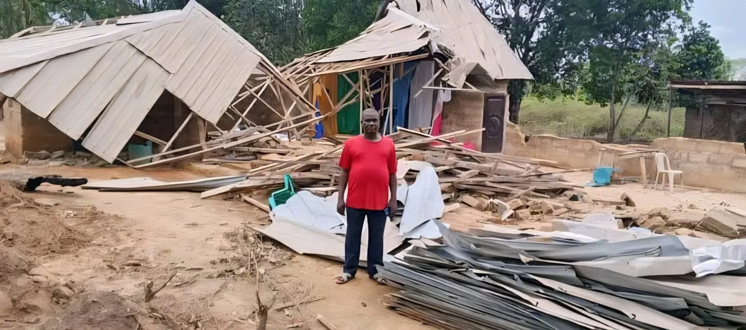 Ebonyi Community Counts Losses as Windstorm Destroys Church, Properties