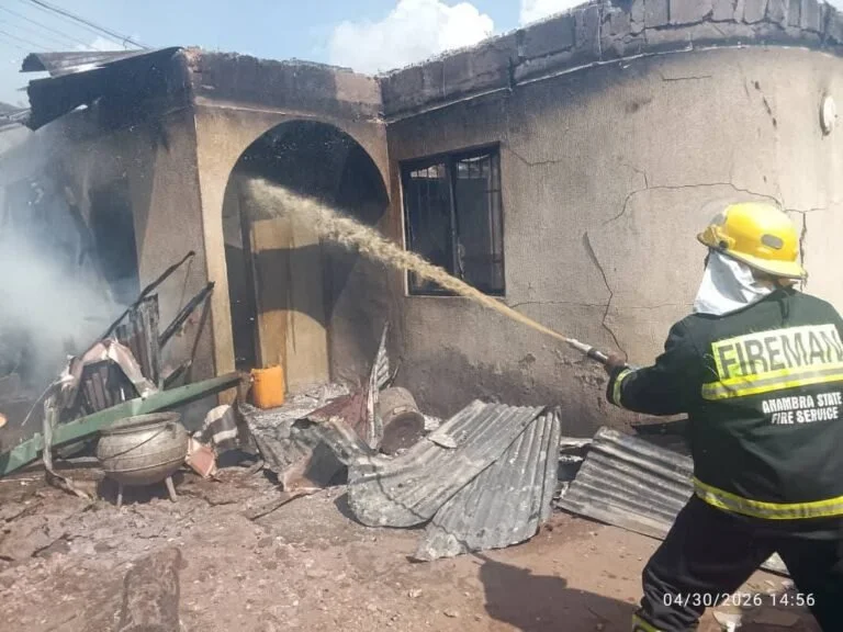Fire Razes Residential Building in Anambra Community, Properties Destroyed