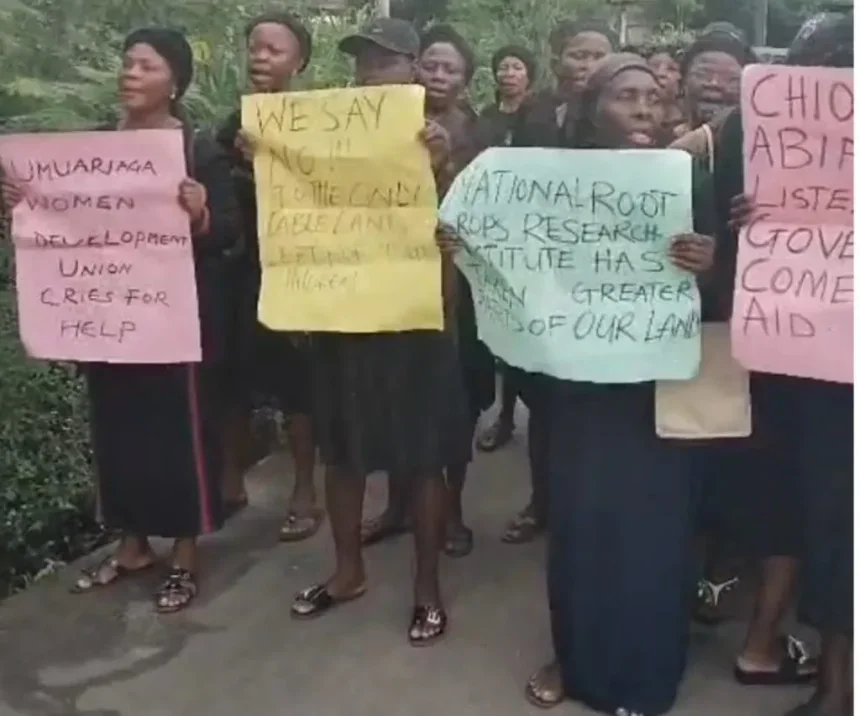 Abia Women Protest Alleged Farmland Seizure for Smart City Housing Estate